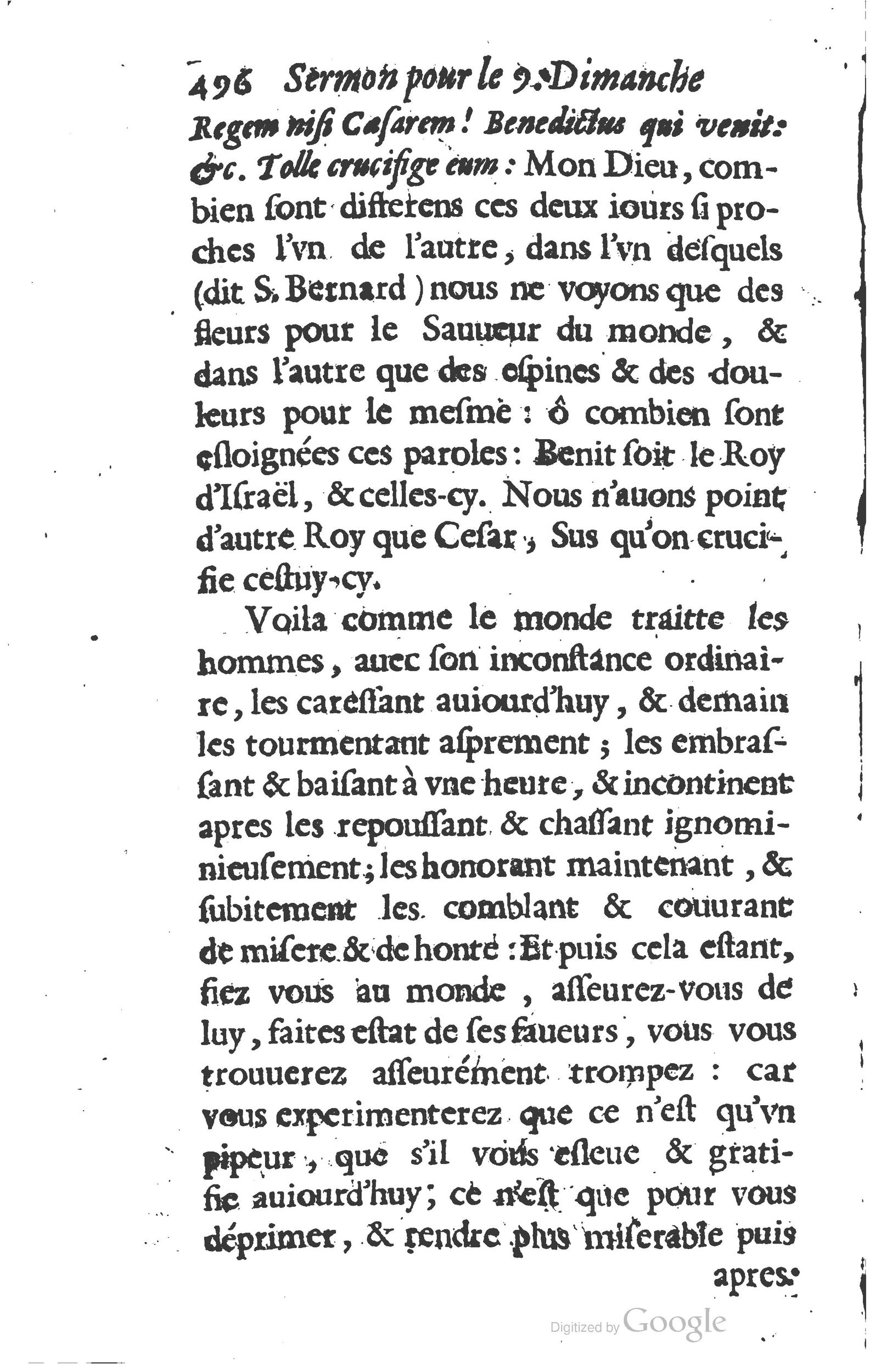 1629 - Manassés de Préaulx - Sermons ou Trésors de la piété chrétienne - BM Lyon