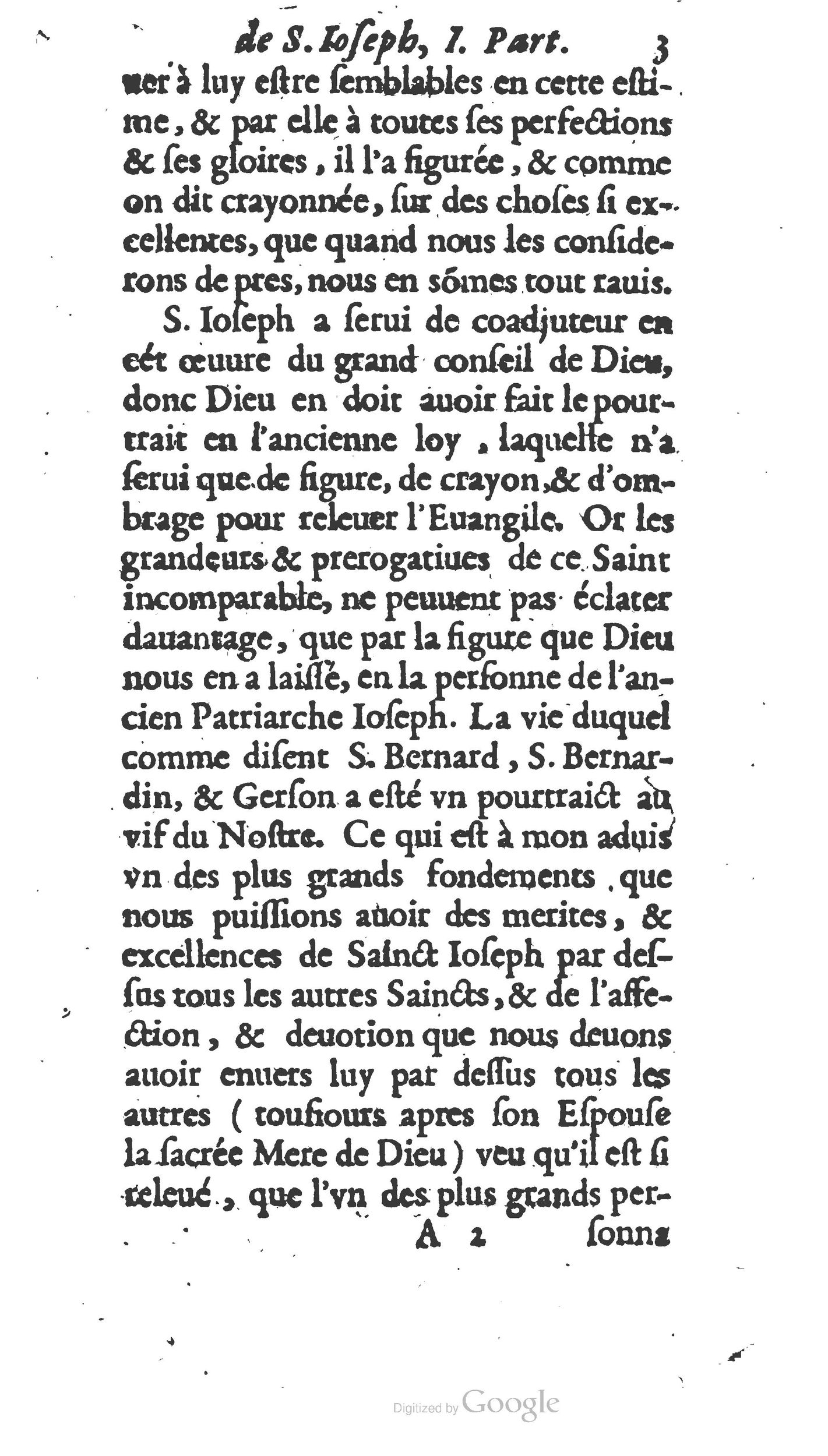 1654 - Antoine Jullieron - Trésor inestimable de Saint-Joseph - BM Lyon