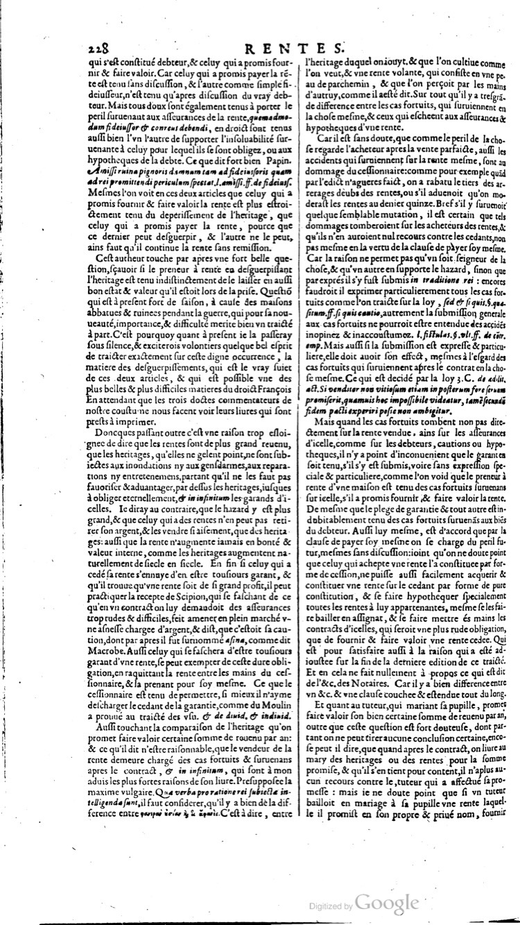 1629 - Veuve Nicolas Buon - Trésor du droit français (21754 T. 3) - BM Lyon