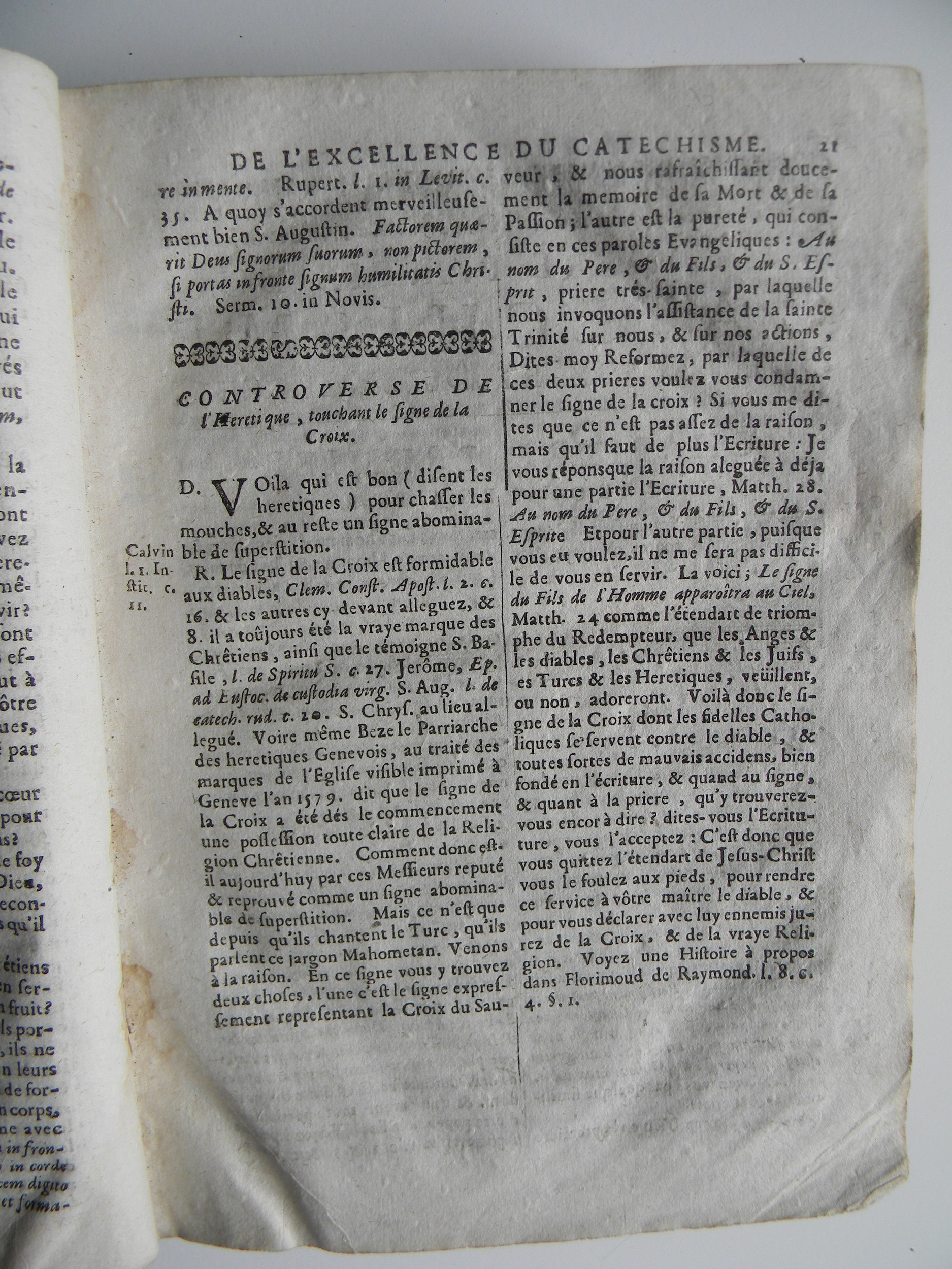 1595 - Guillaume Machuel - Trésor de la doctrine chrétienne - Verneuil-sur-Avre