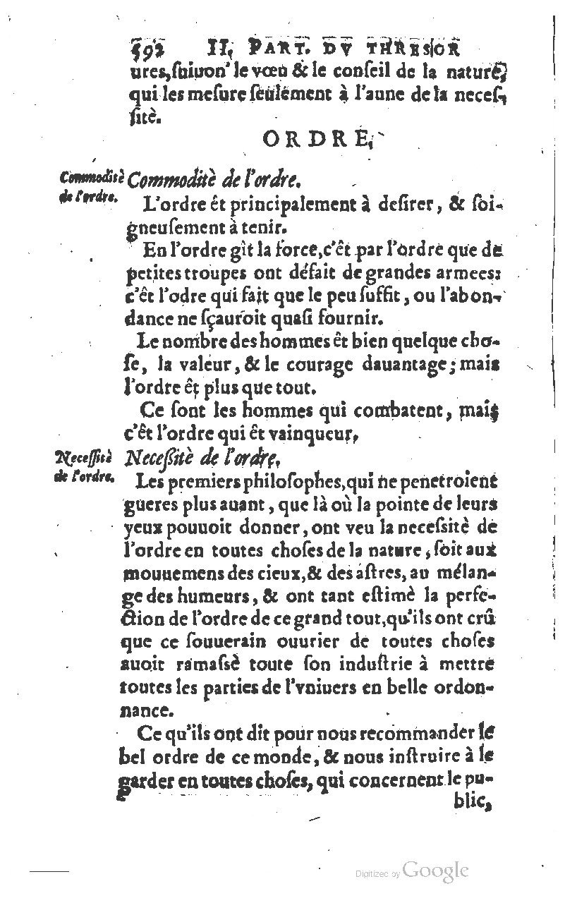 1610 - Louis Coste - Trésor de l’éloquence française (Seconde partie) - BM Lyon