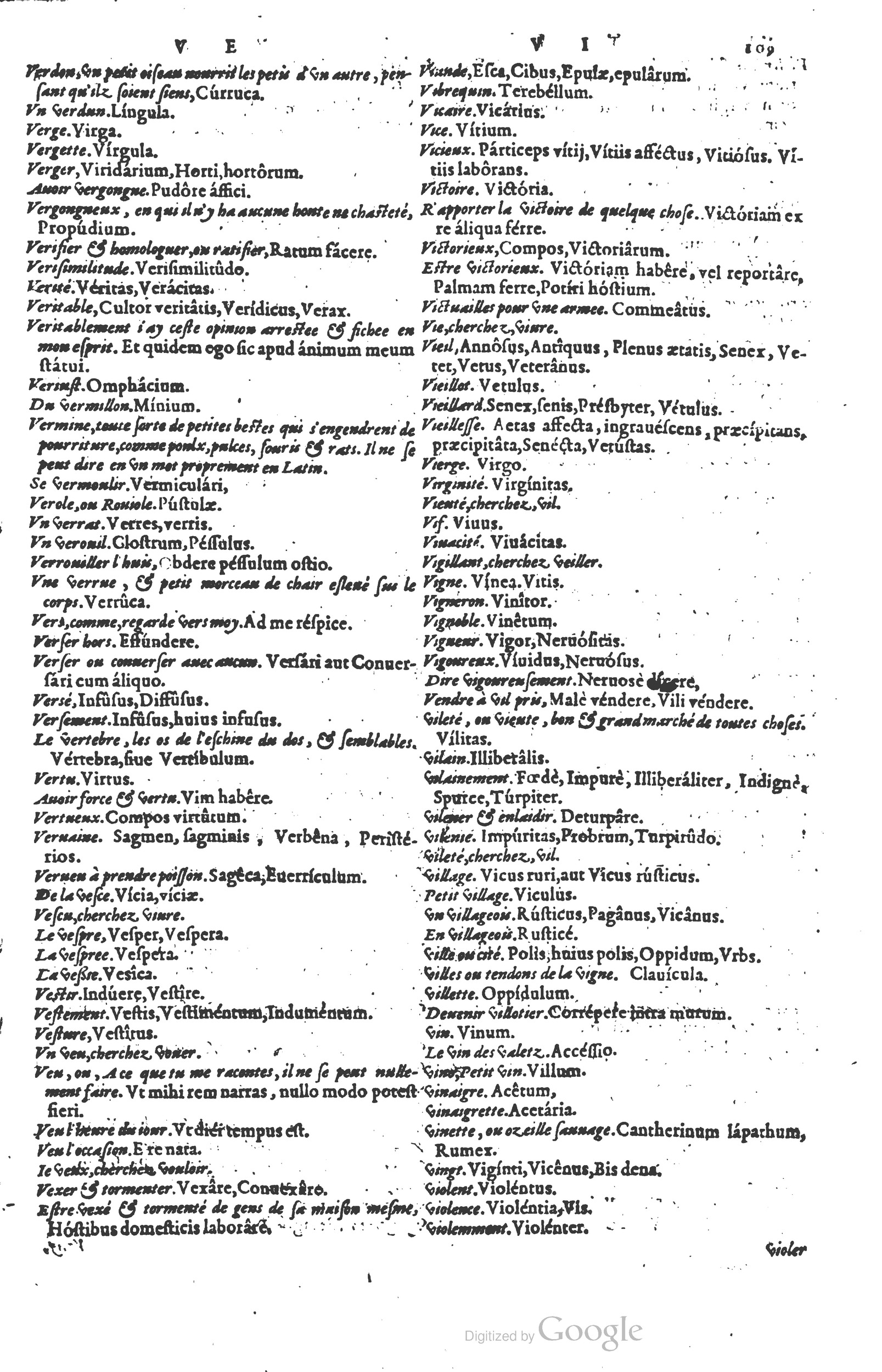 1578 - Louis Cloquemin - Trésor des mots et traits français - BSB Munich