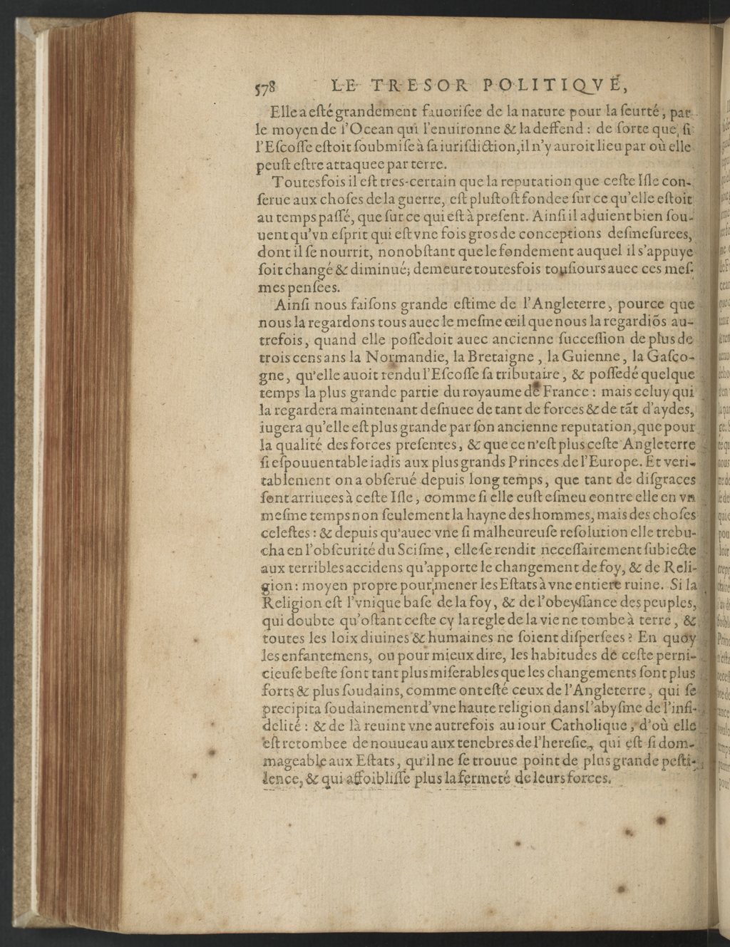 1608 - Nicolas Du Fossé - Trésor politique - BnF Tolbiac