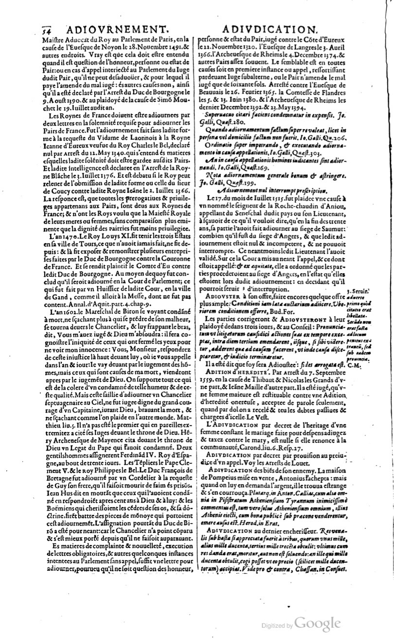 1629 - Veuve Nicolas Buon - Trésor du droit français (29620 T. 1) - BM Lyon