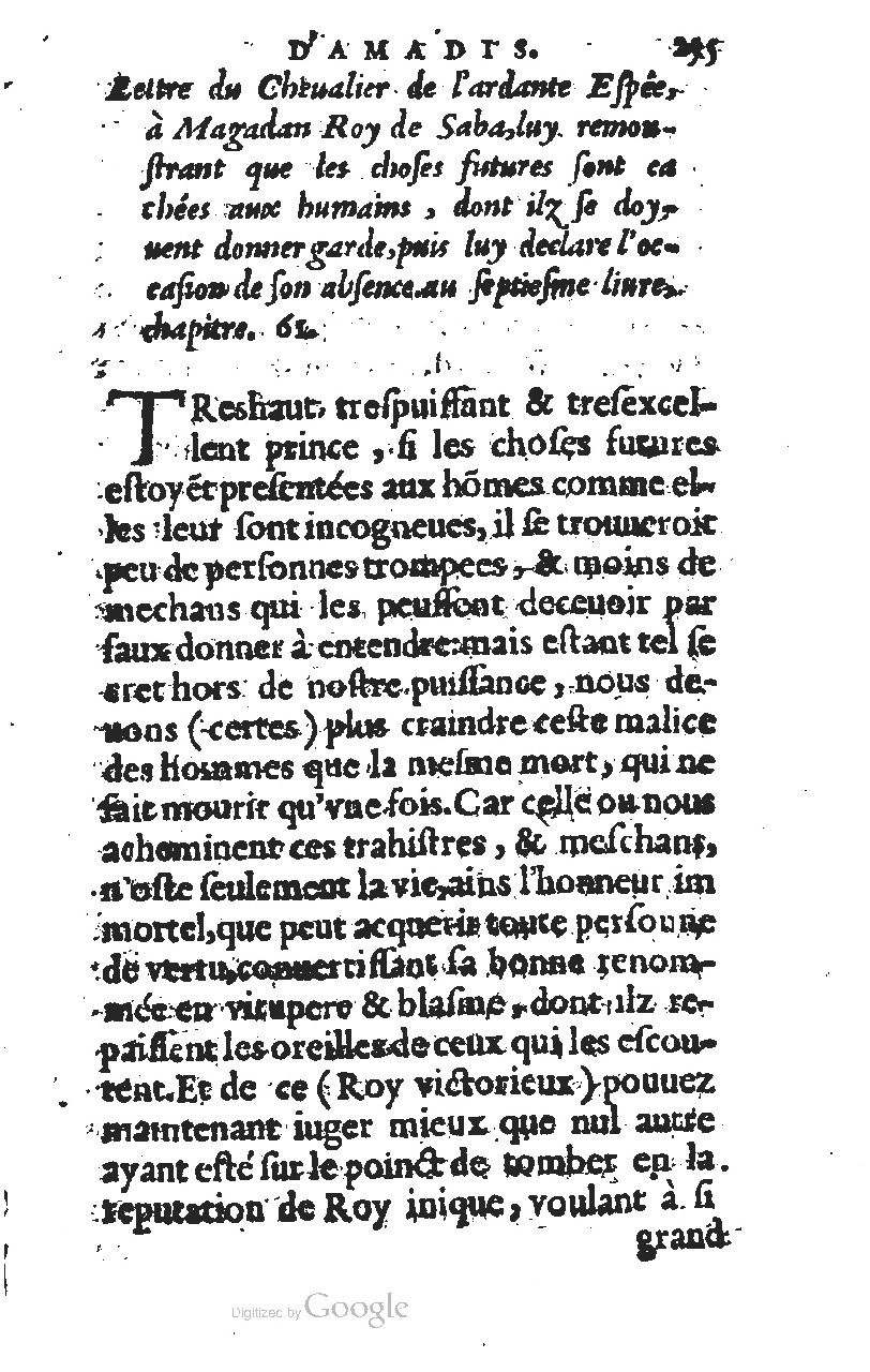 1567 - Jean Pygot - Trésor des Amadis - BM Lyon