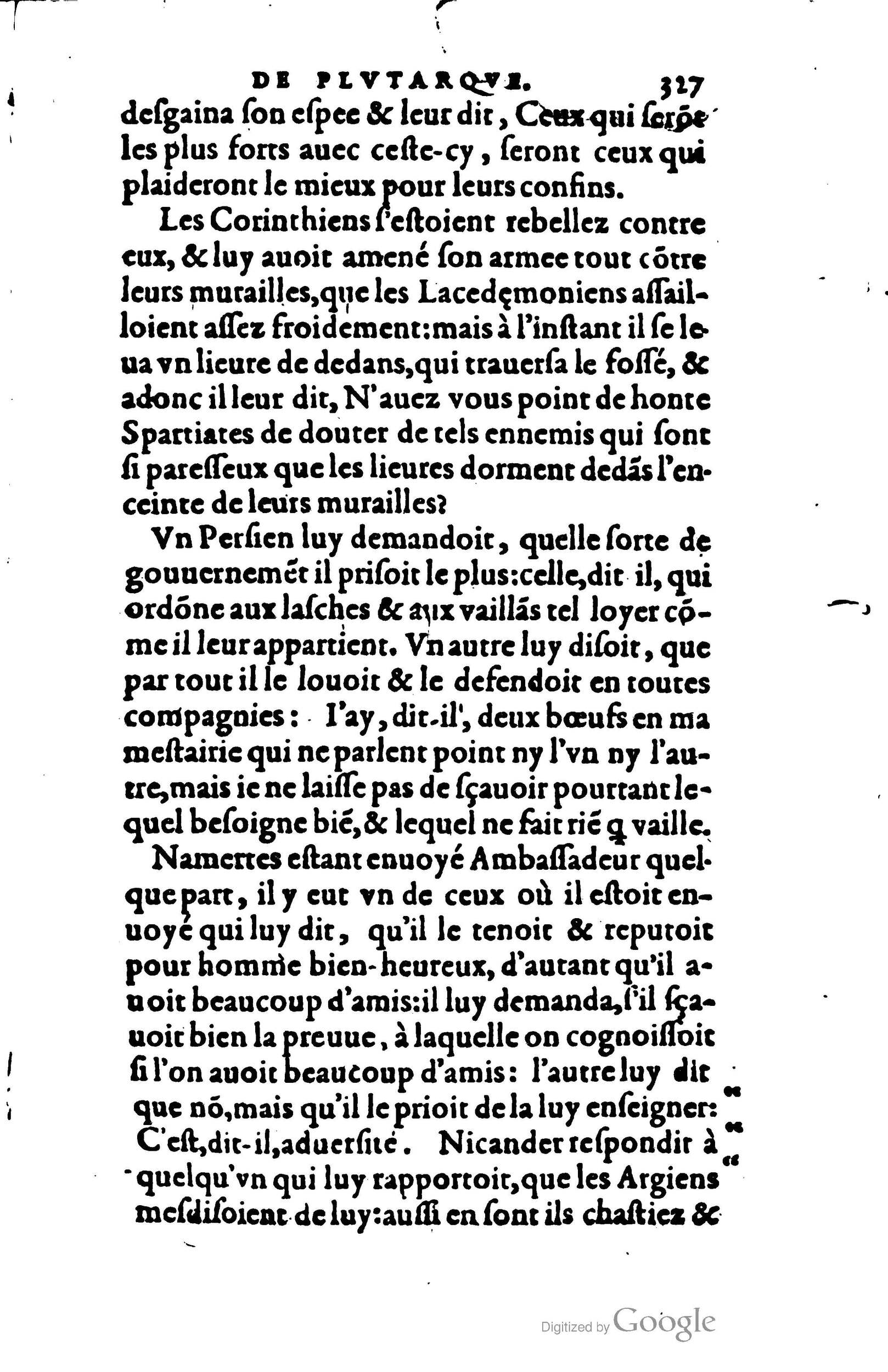1578 - Jean Poupy - Trésor des morales de Plutarque - BSB Munich