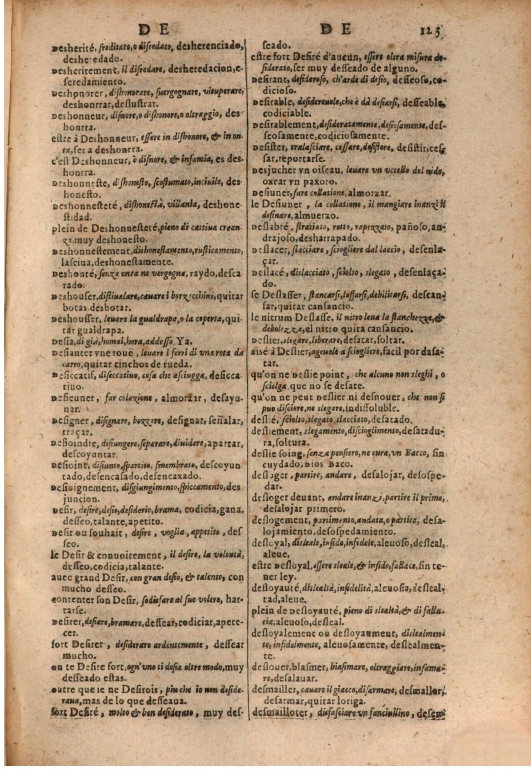 1637 - Jacques Crespin - Trésor des trois langues (Trois parties) - BSB Munich 1637 - Jacques Crespin - Trésor des trois langues (Trois parties) - BSB Munich