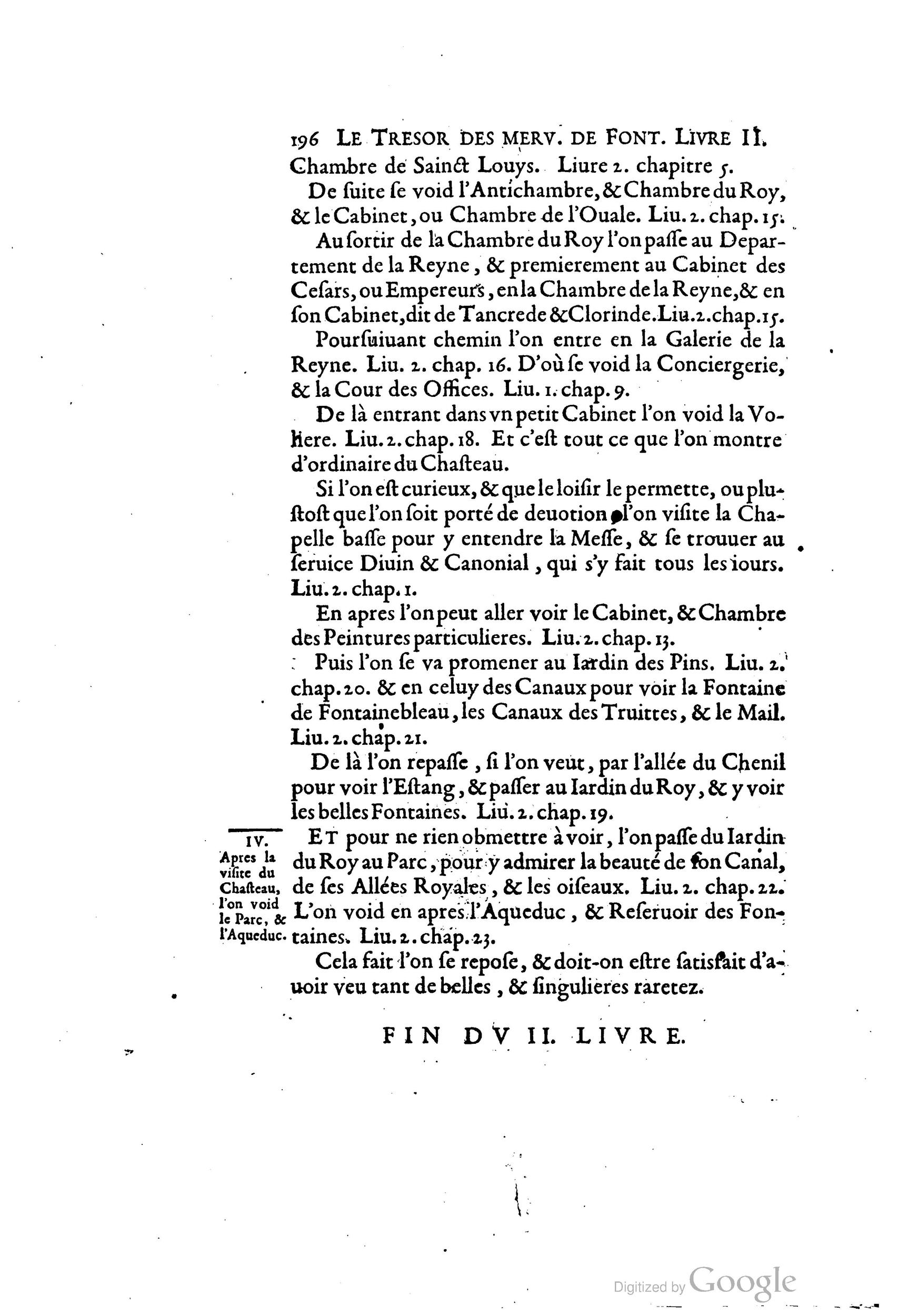 1642 - Sébastien Cramoisy - Trésor des merveilles de la maison royale de Fontainebleau - BM Lyon 1642 - Sébastien Cramoisy - Trésor des merveilles de la maison royale de Fontainebleau - BM Lyon
