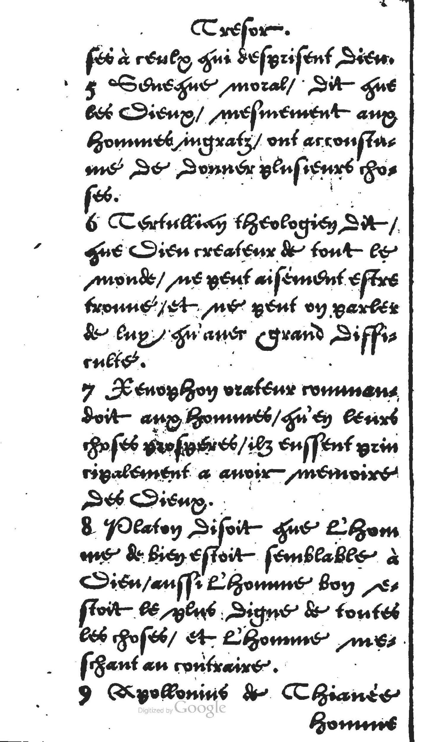 1560 - Jean Bellère - Trésor de vertu - Det Kongelige Bibliotek