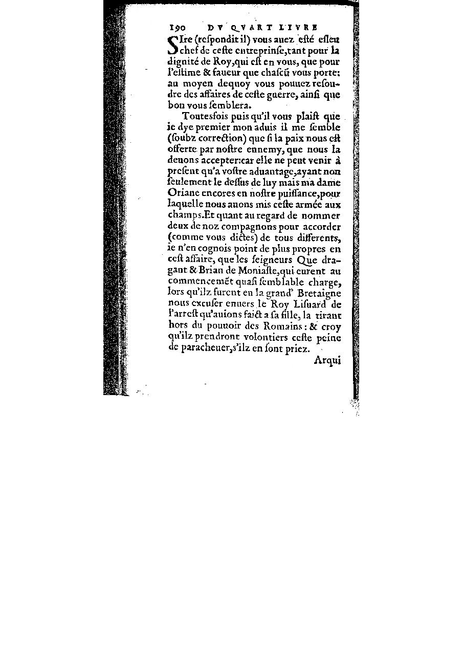 1572 - Veuve Gabriel Cotier - Trésor des Amadis - BM Lyon