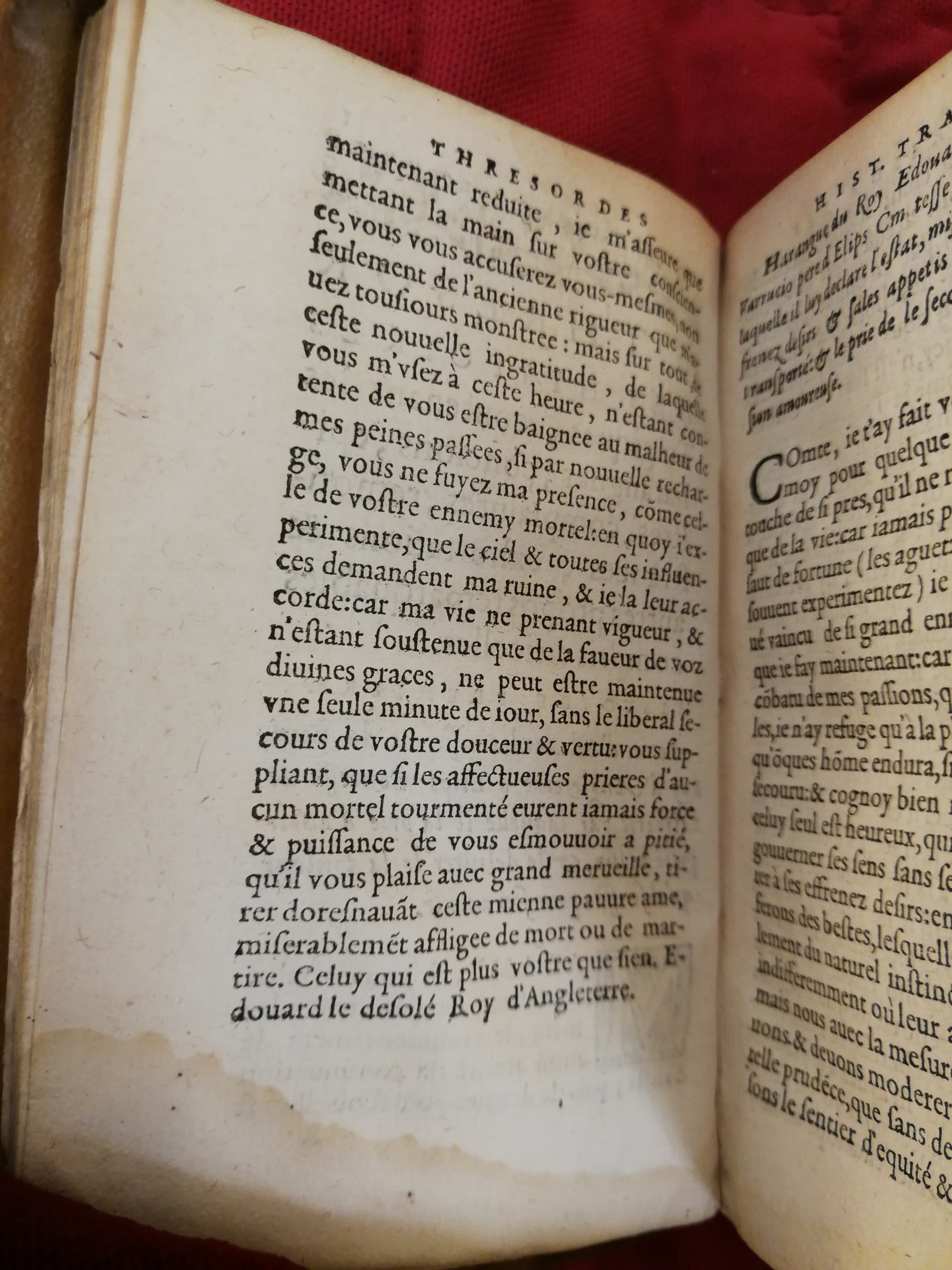 1581 - Pierre Le Voirier et Gervais Mallot - Trésor des histoires tragiques - Bibliothèque Sainte-Geneviève