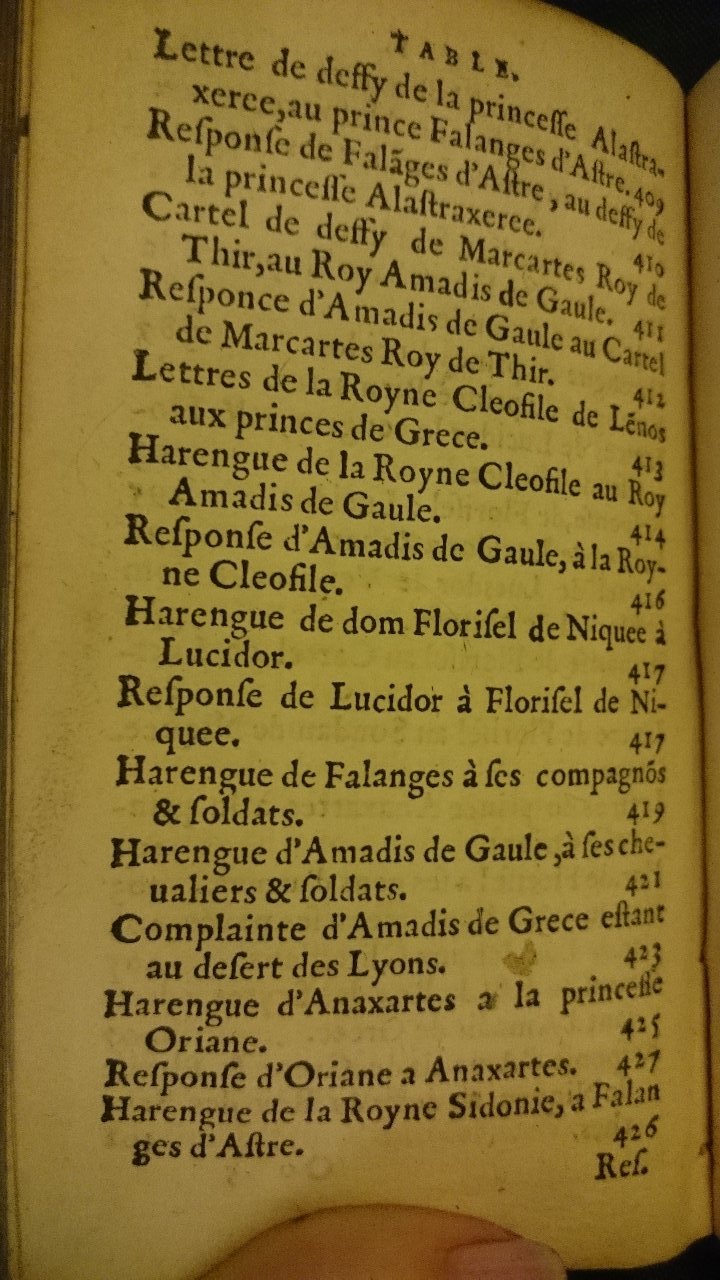 1606 - Jean Antoine Huguetan - Trésor des Amadis - British Library