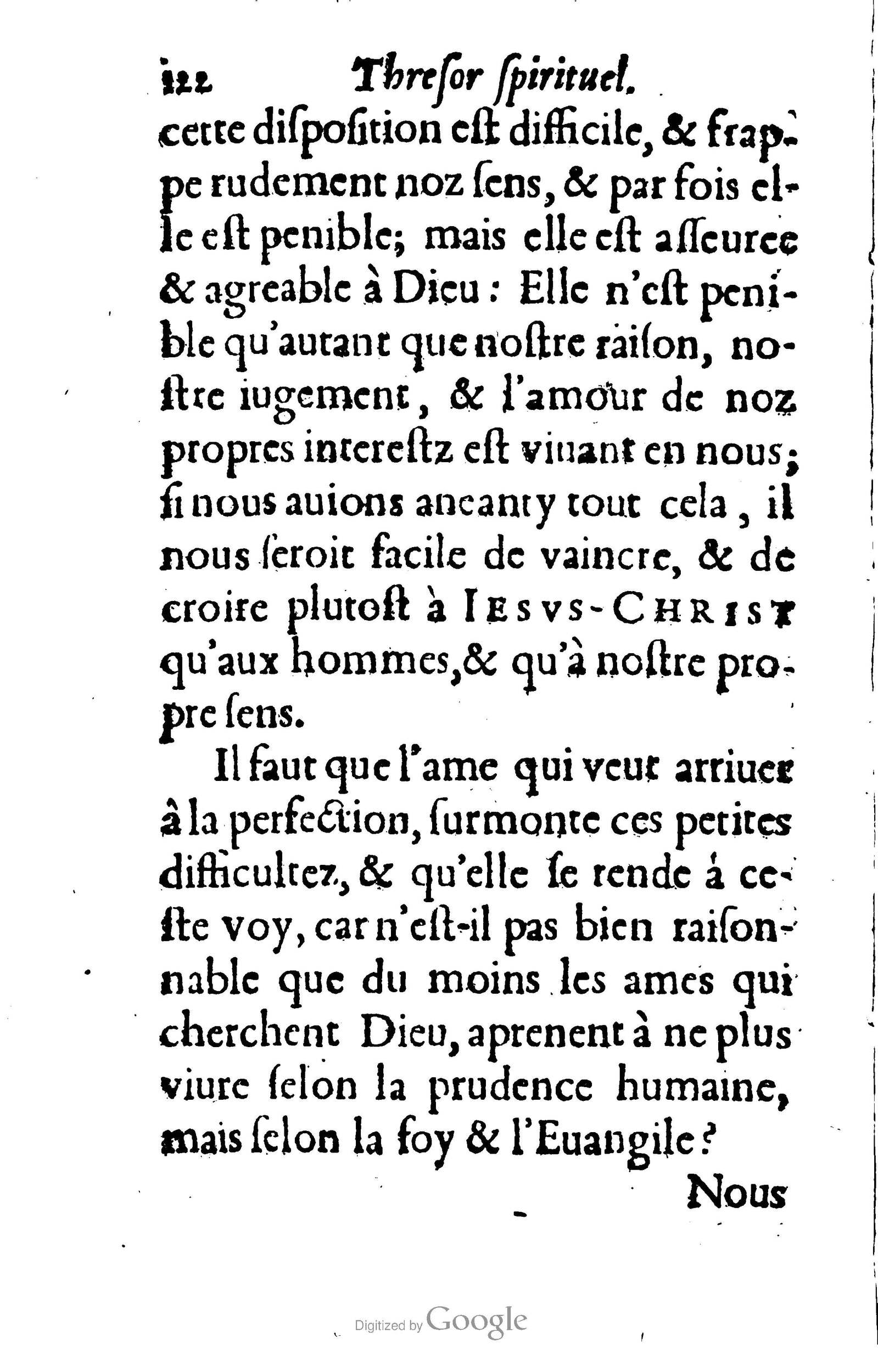 1633 - François Waudré - Trésor spirituel contenant les excellences du christianisme - BM Lyon