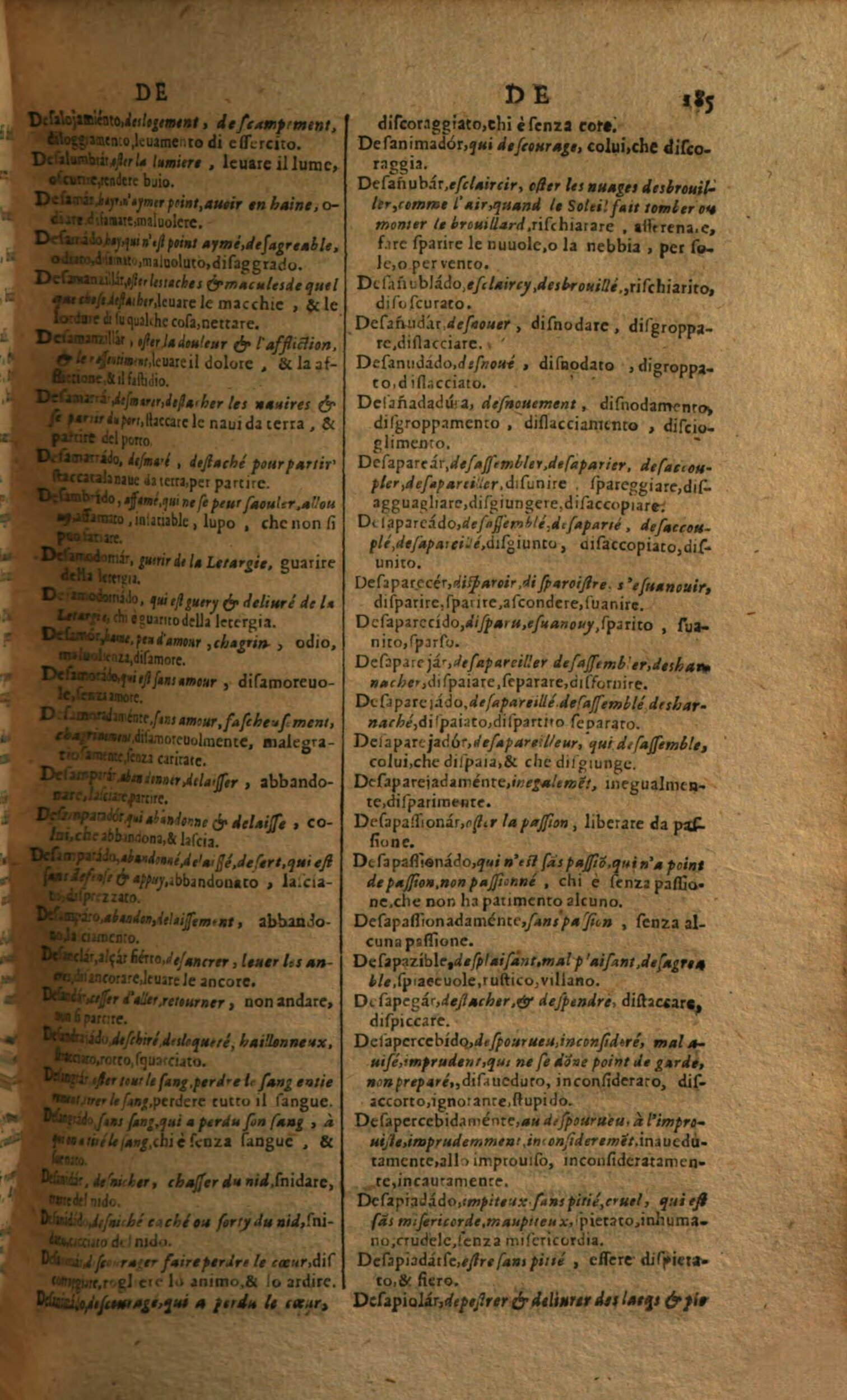 1617 - Samuel Crespin - Trésor des trois langues espagnole, française et italienne (Première partie) - Regensburg