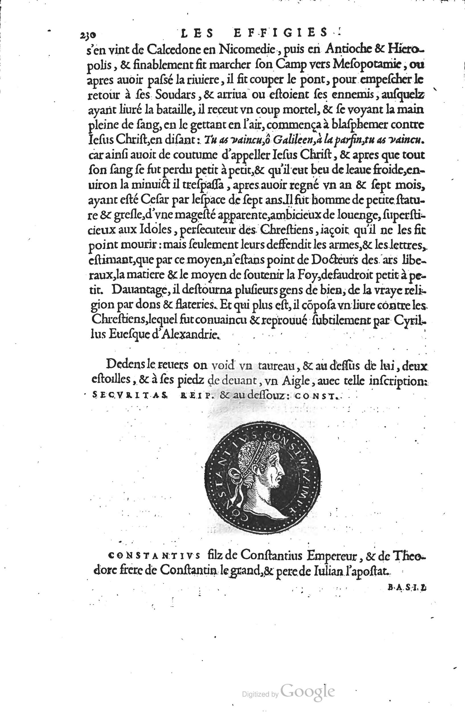 1553 - Jacopo Strada et Thomas Guérin - Épitome du Trésor des antiquités - Prague