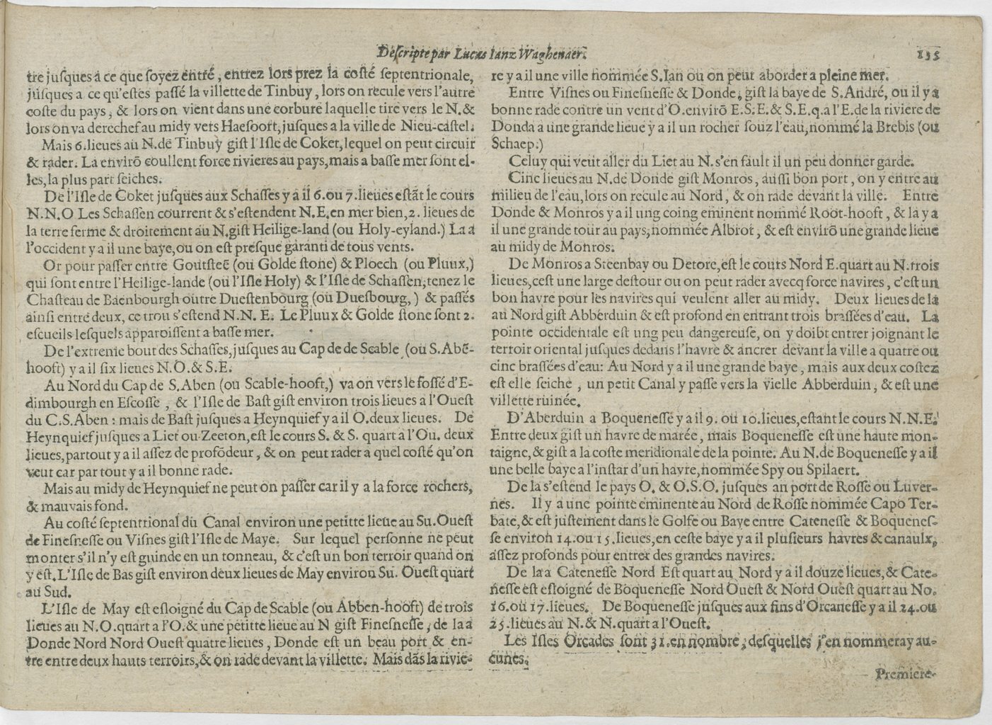 1601 - Bonaventure d’Aseville - Trésorerie ou cabinet de route marinesque - BnF