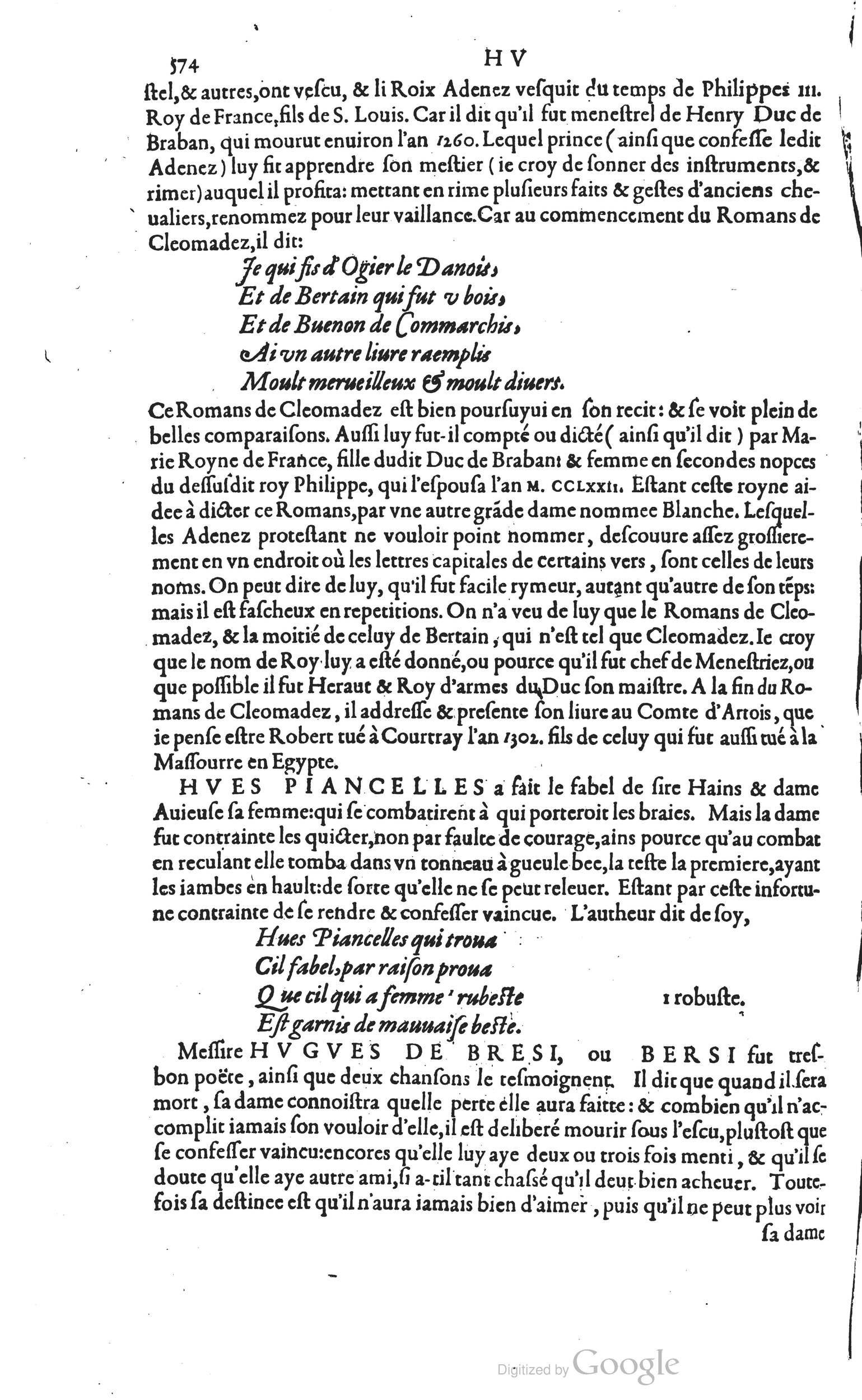 1585 - Barthélemy Honorat - Bibliothèques françaises - BSB Munich