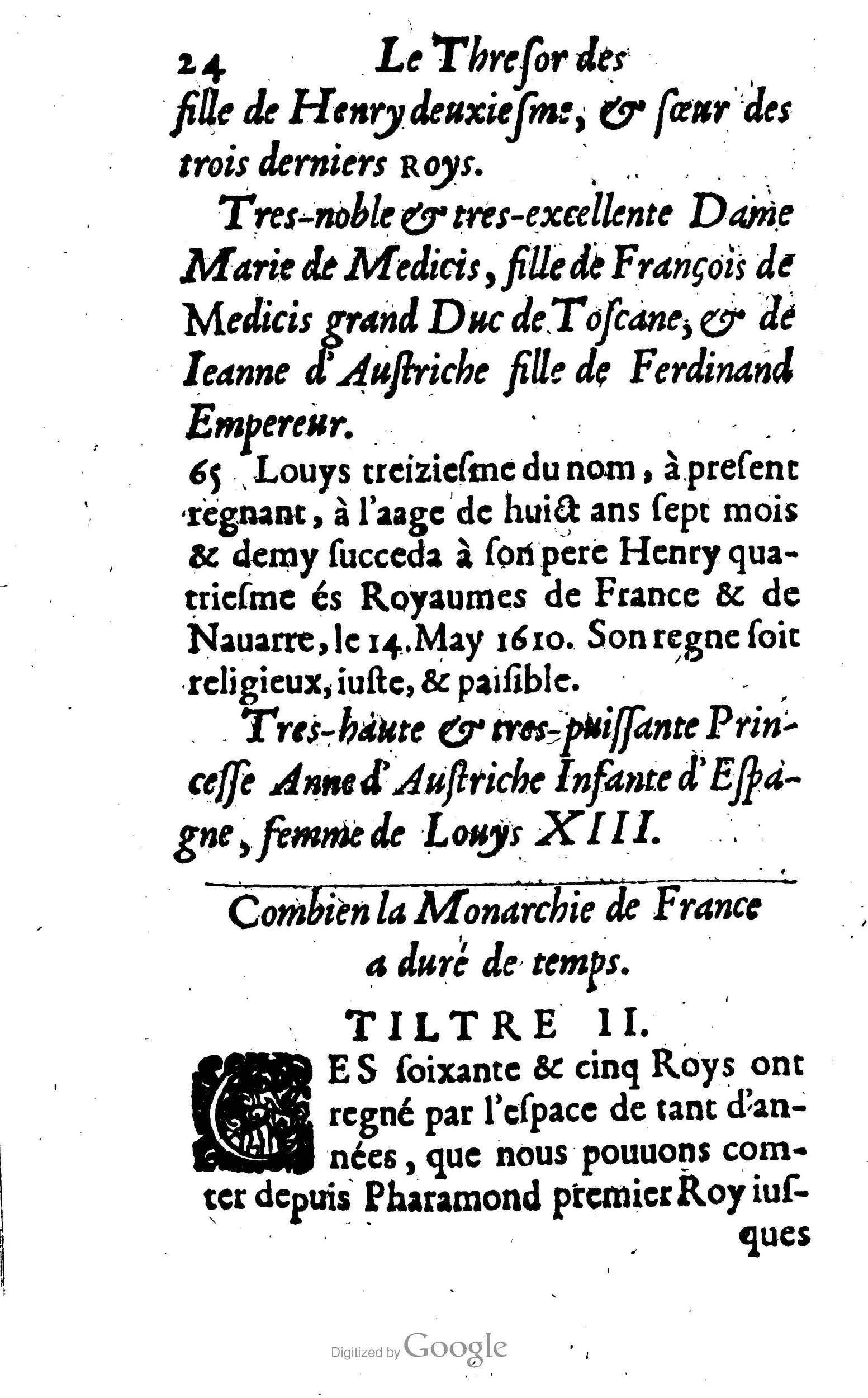 1638 - Jean Corrozet - Trésor des histoires de France - BM Lyon