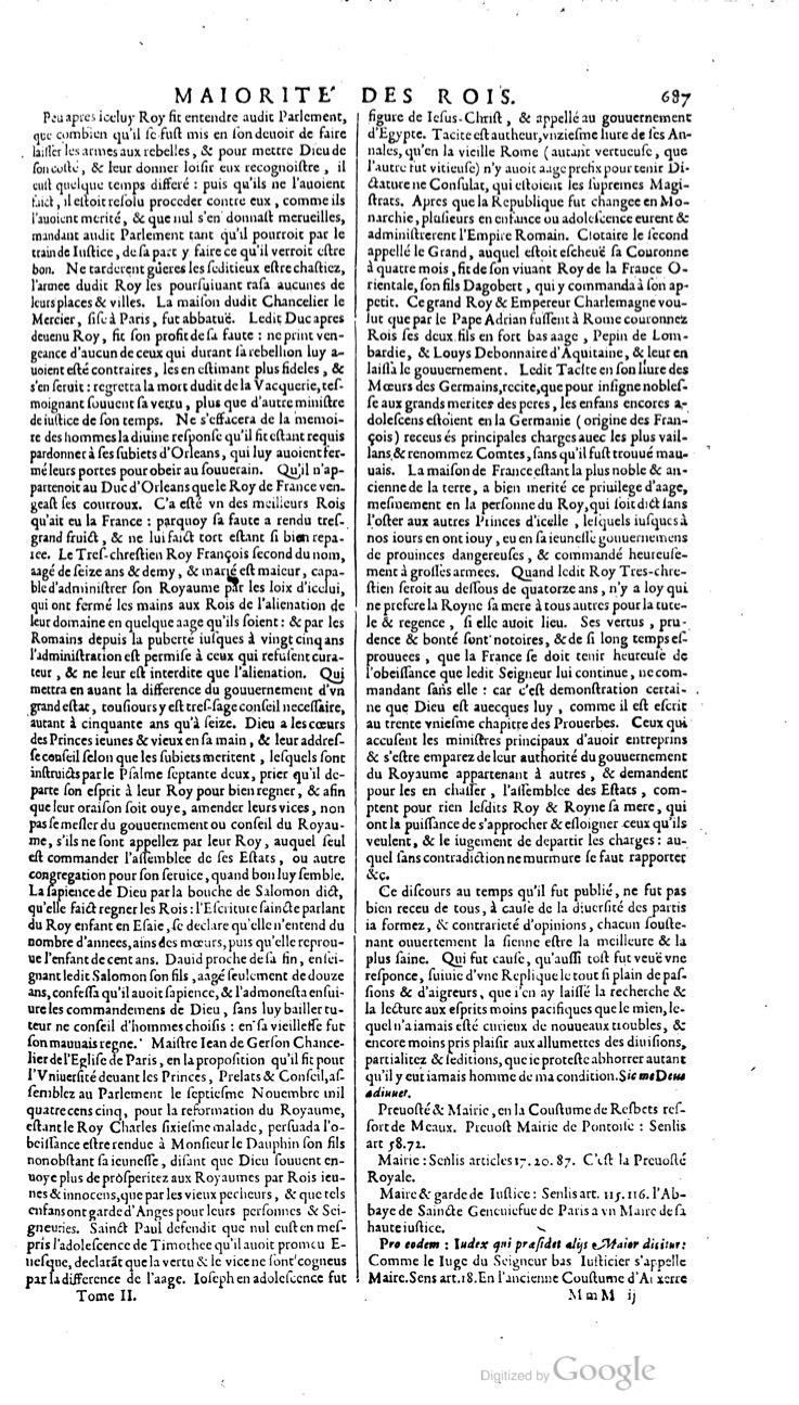 1629 - Veuve Nicolas Buon - Trésor du droit français (21754 T. 2) - BM Lyon