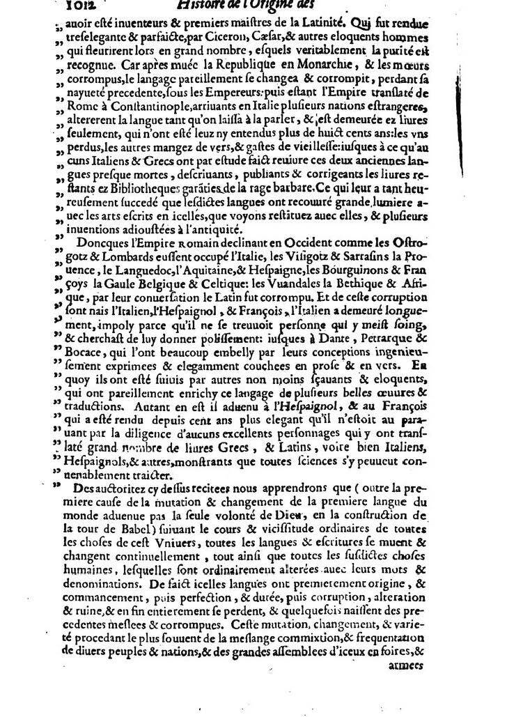 1613 - Matthieu Berjon - Trésor de l’histoire des langues de cet univers - BM Lyon