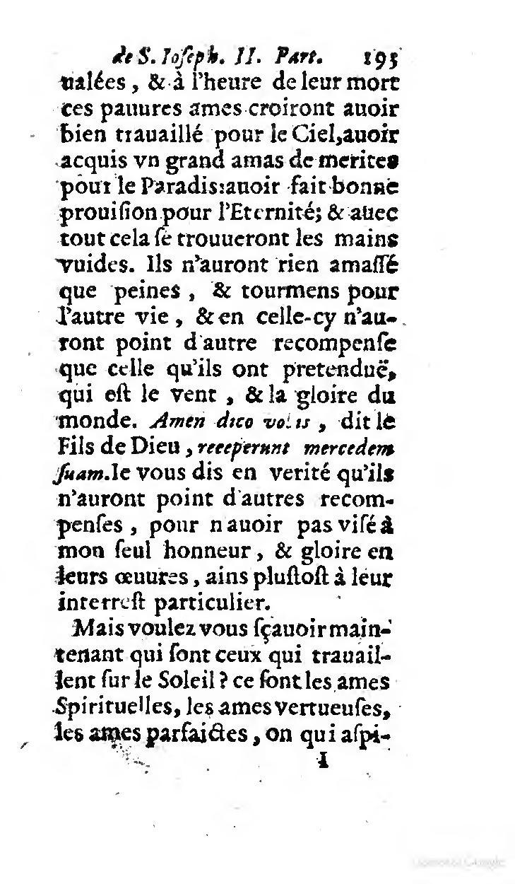 1646 - Jean Piot - Trésor inestimable de Saint-Joseph - BNC Rome