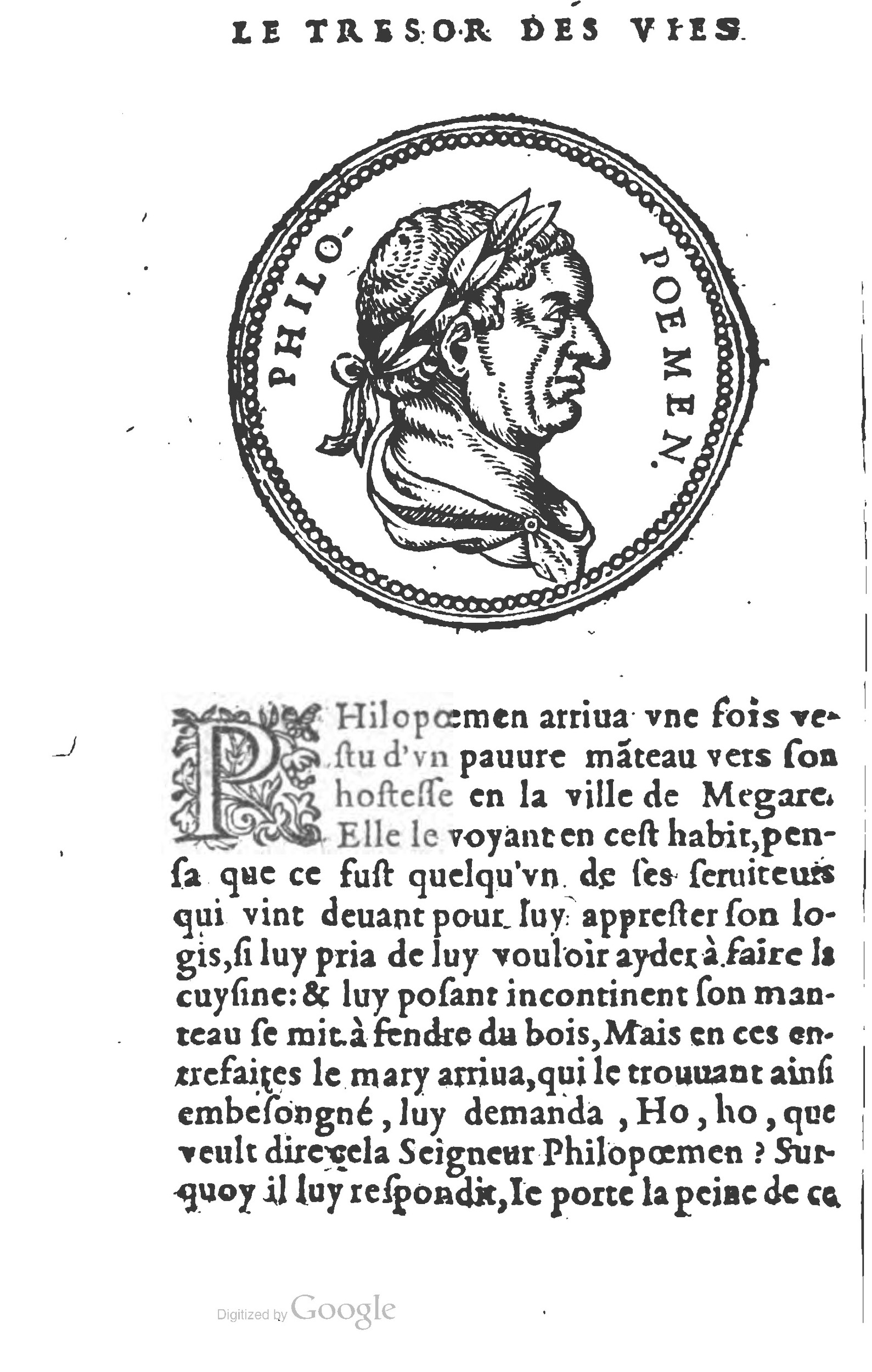 1577 - Claude Micard - Trésor des vies de Plutarque - BSB Munich 1577 - Claude Micard - Trésor des vies de Plutarque - BSB Munich