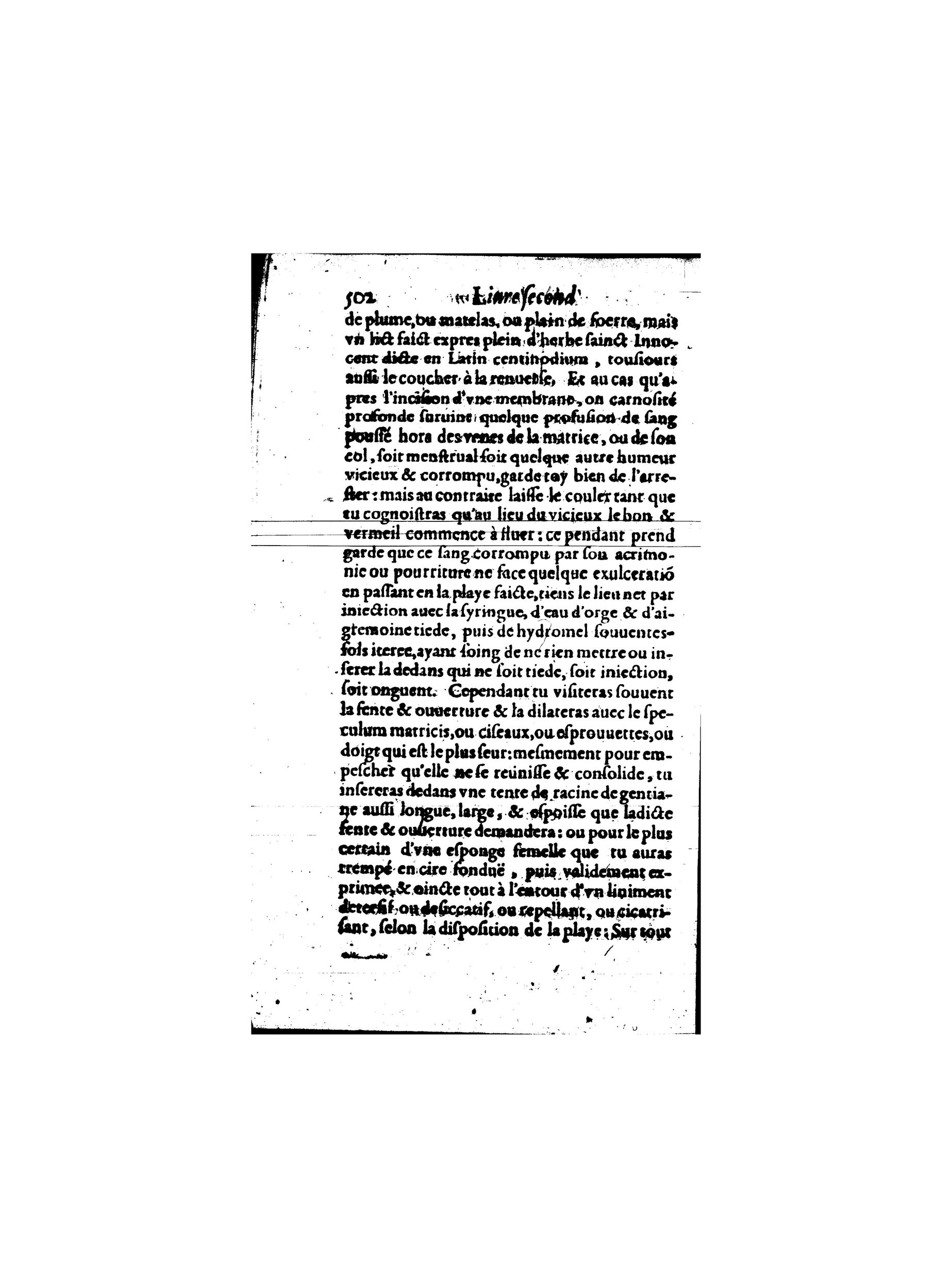 1587 - Jacques du Puis - Trésor des remèdes secrets pour les maladies des femmes - BnF