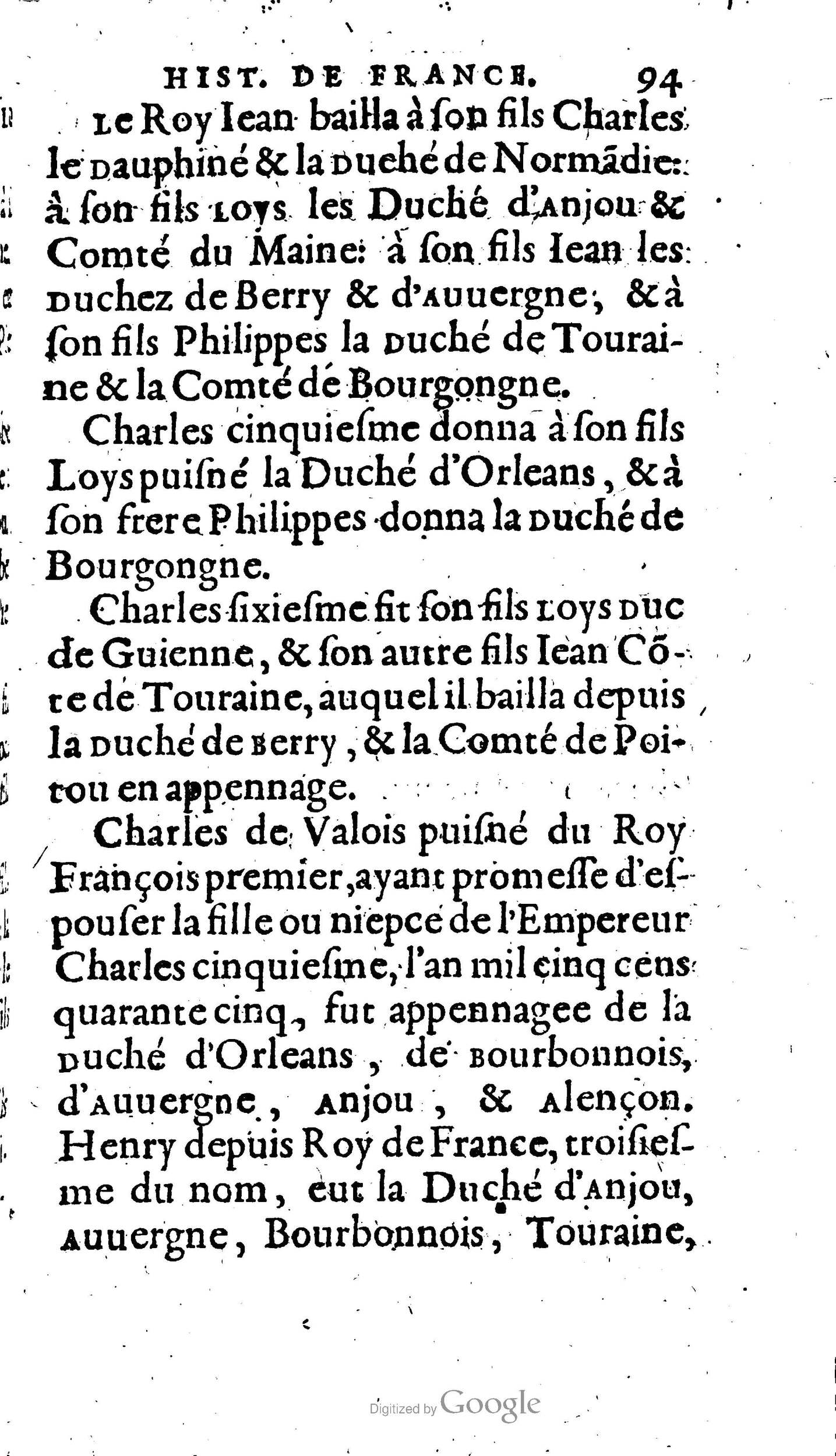 1604 - Galiot Corrozet - Trésor des histoires de France - BNC Florence