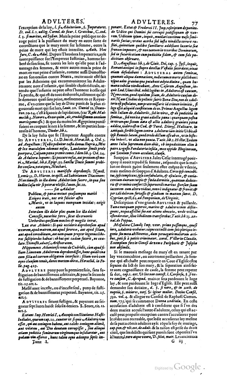 1629 - Veuve Nicolas Buon - Trésor du droit français (21754 T. 1) - BM Lyon