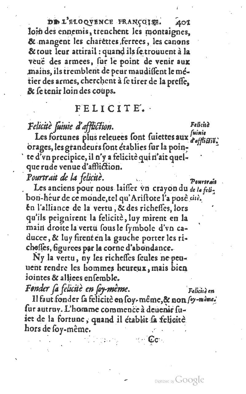 1610 - Louis Coste - Trésor de l’éloquence française (Seconde partie) - BM Lyon