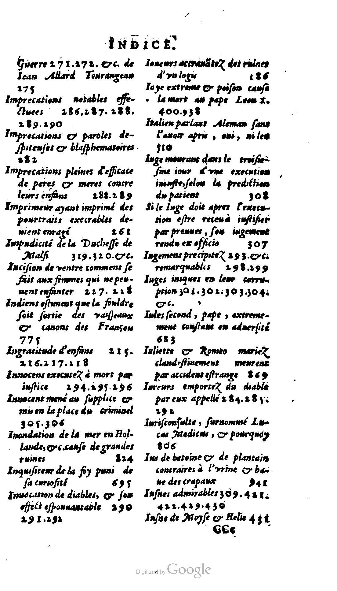 1620 - Samuel Crespin - Trésor d’histoires admirables et mémorables - BCU Lausanne