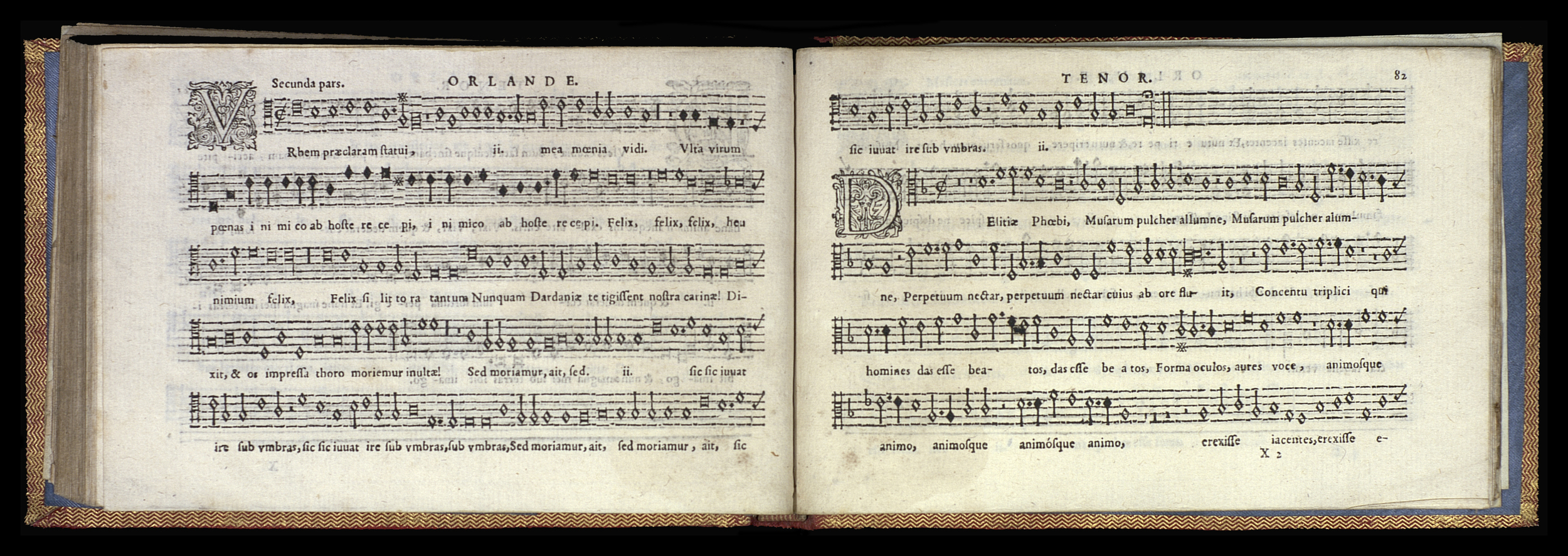 1582 - [Pierre de Saint-André] - Trésor de musique d’Orlande de Lassus Tenor - Mons