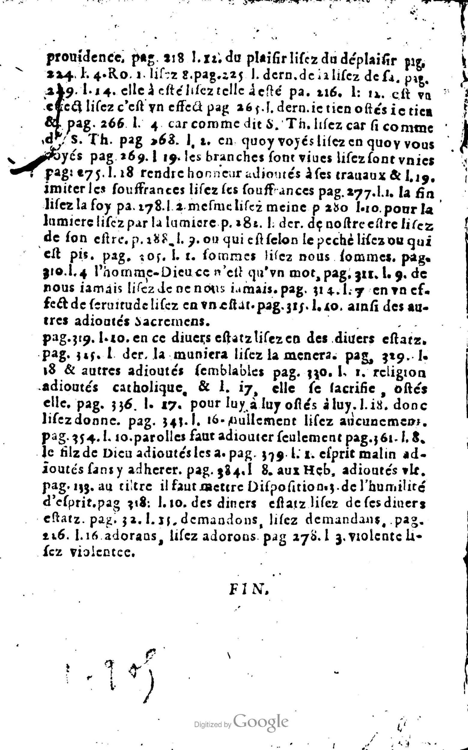 1633 - François Waudré - Trésor spirituel contenant les excellences du christianisme - BM Lyon