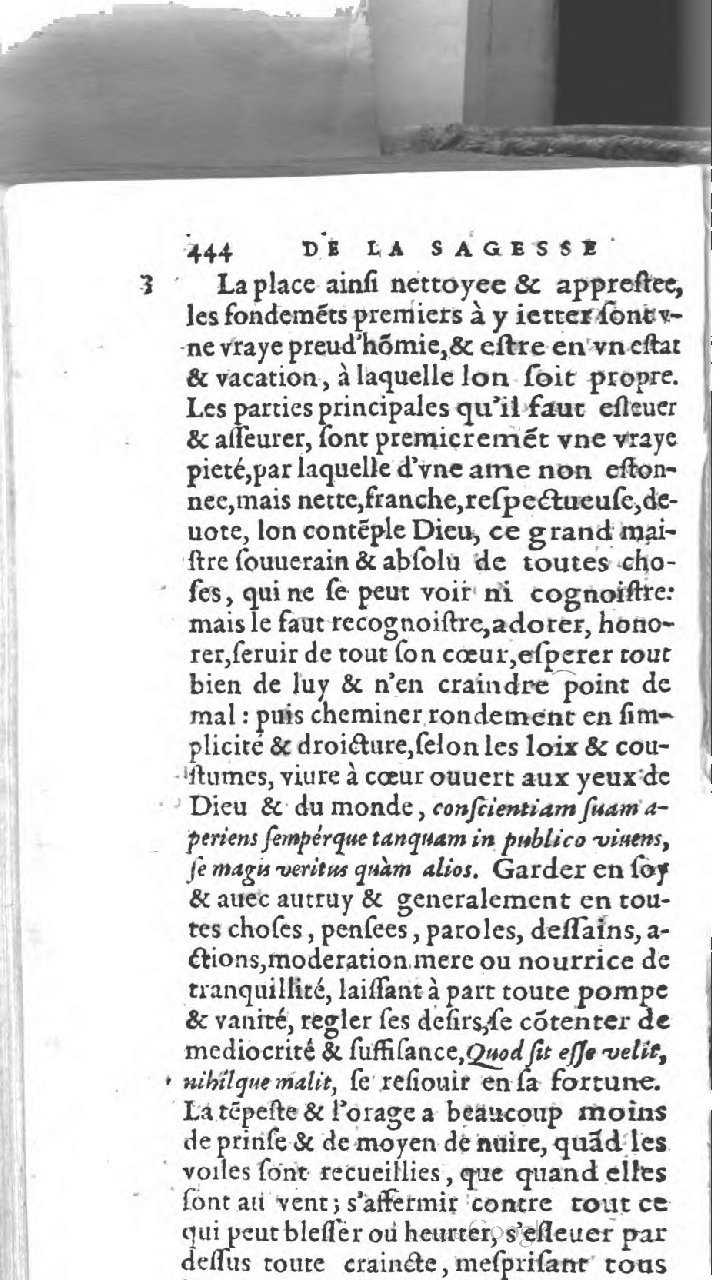 1606 - François Lefebvre - Trésor de la sagesse - BCU Lausanne