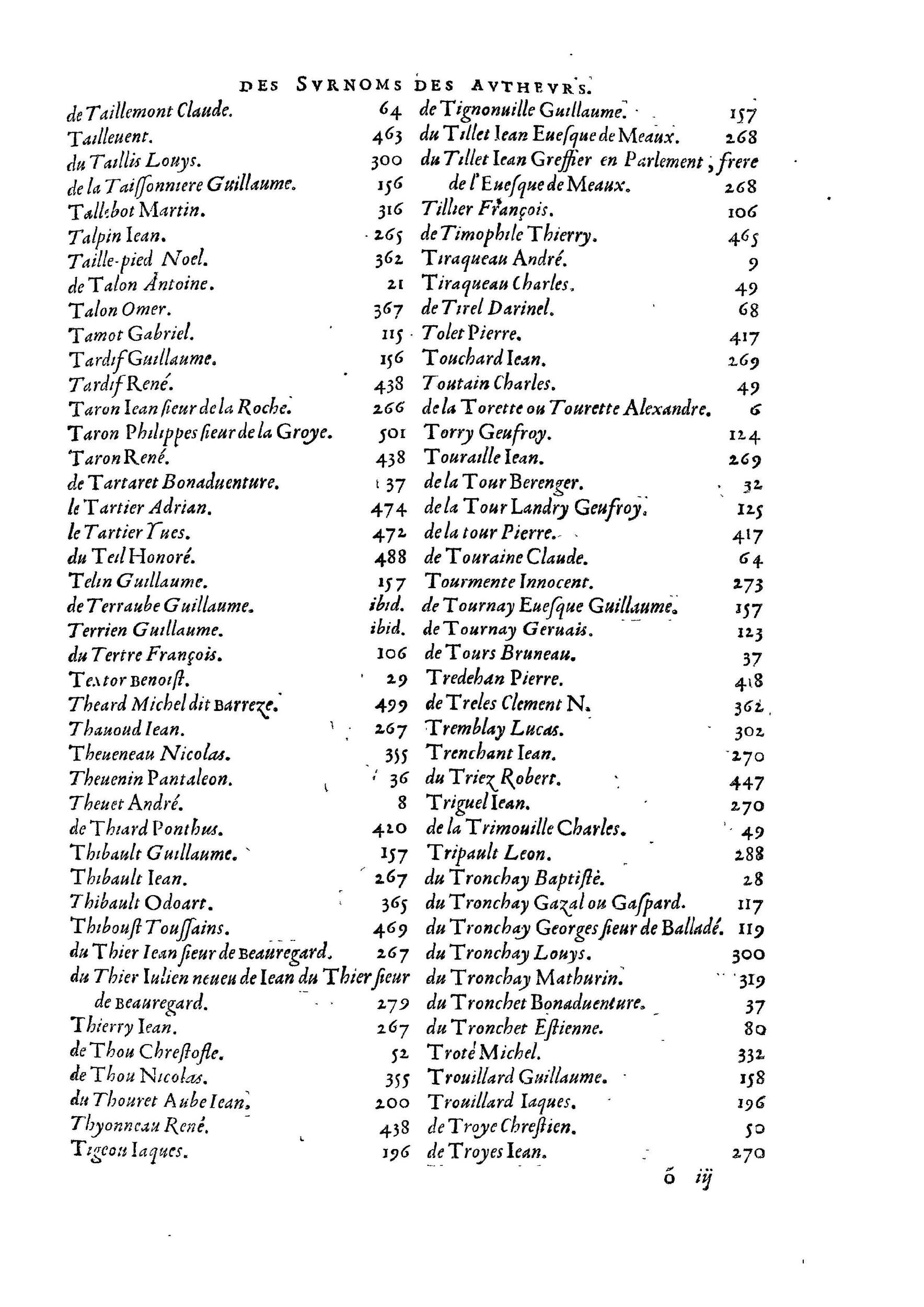 1584 - Abel L&#039;Angelier - Bibliothèques françaises - BnF