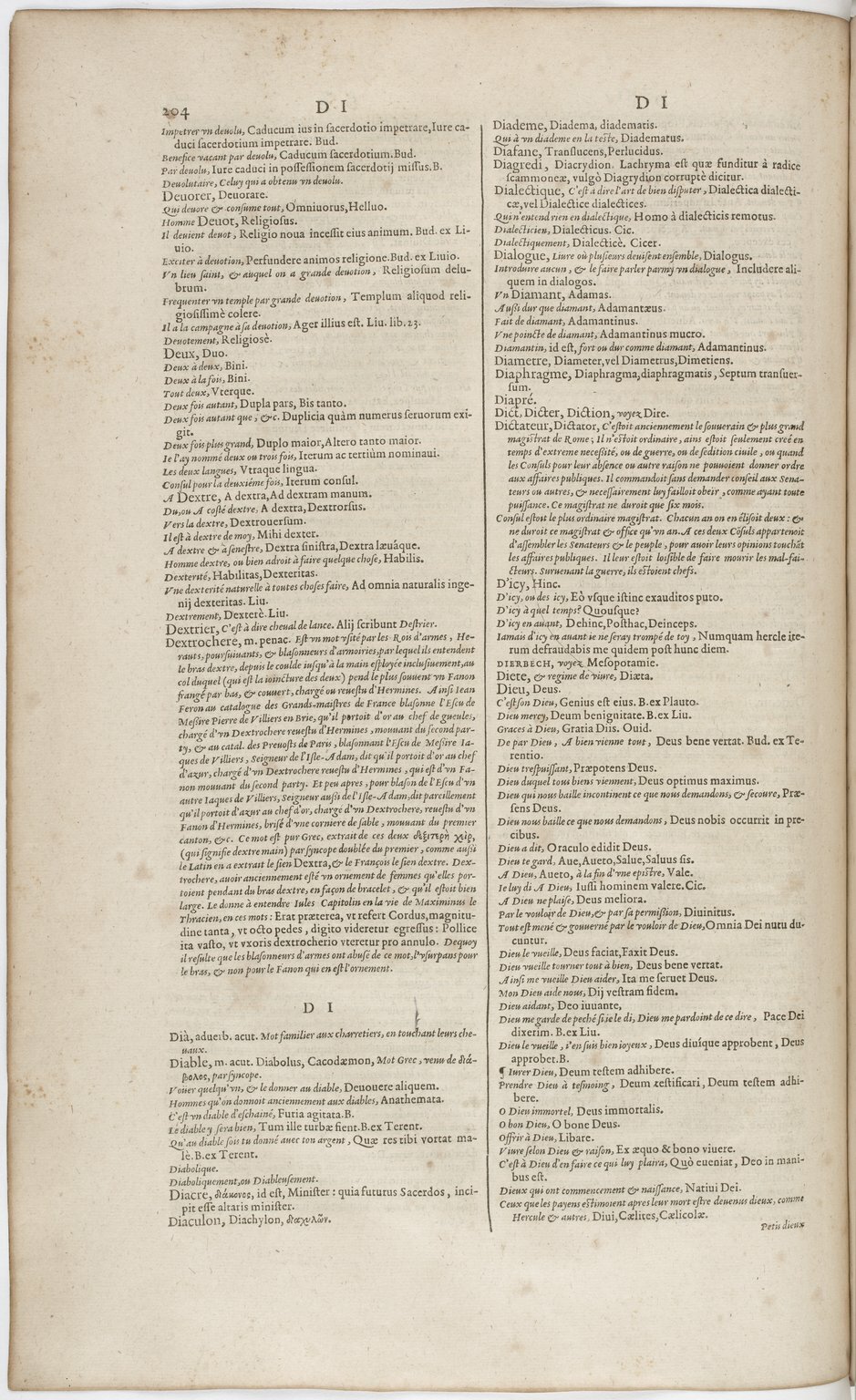 1606 - David Douceur - Trésor de la langue française - BnF