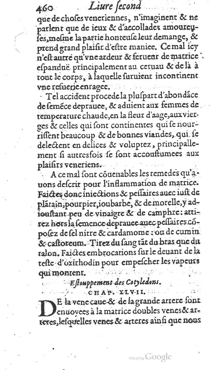 1585 - Jacques du Puis - Trésor des remèdes secrets pour les maladies des femmes - BnF