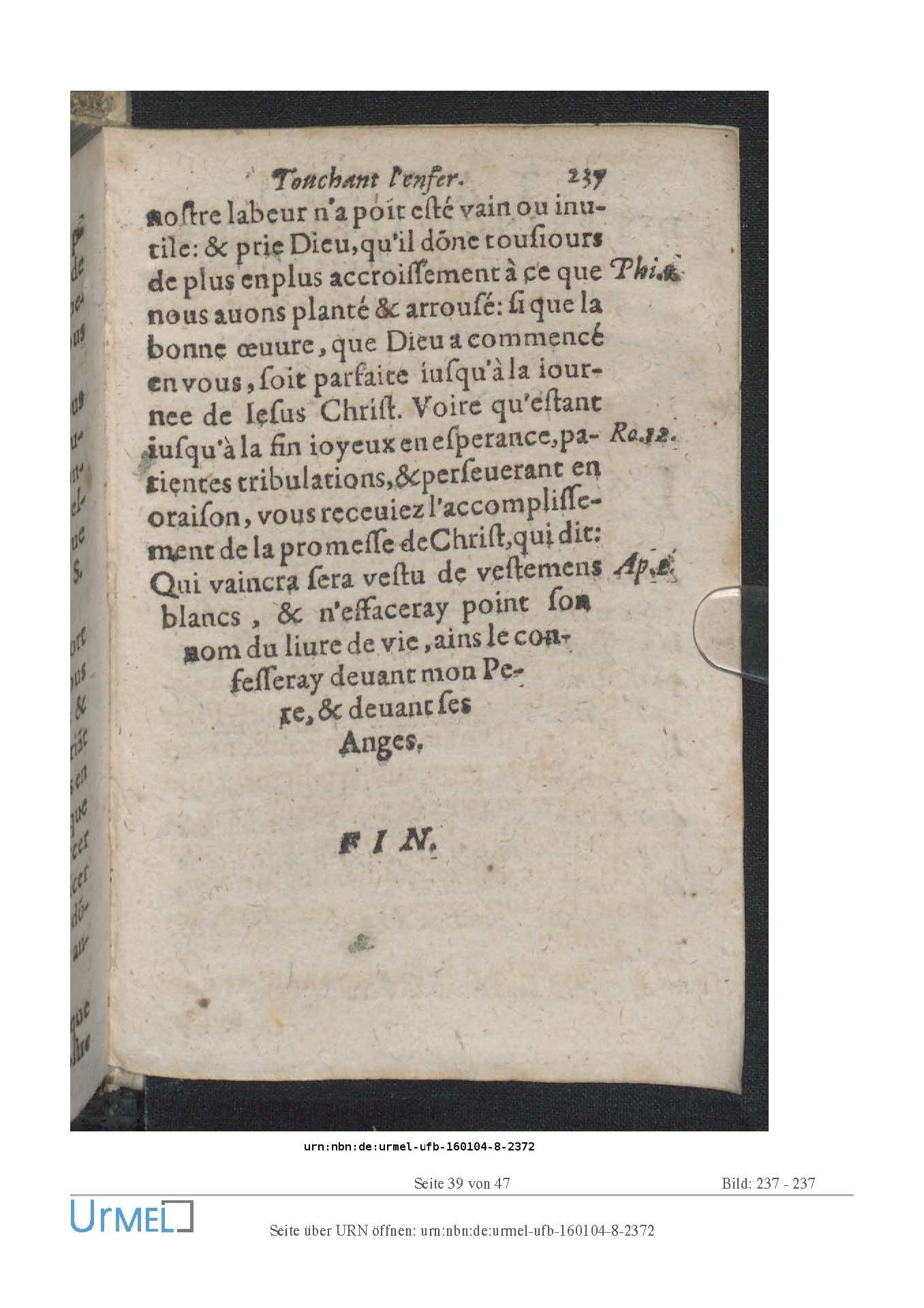 1614 - Jacques Flamand - Trésor spirituel qui contient des consolations - Universität Erfurt