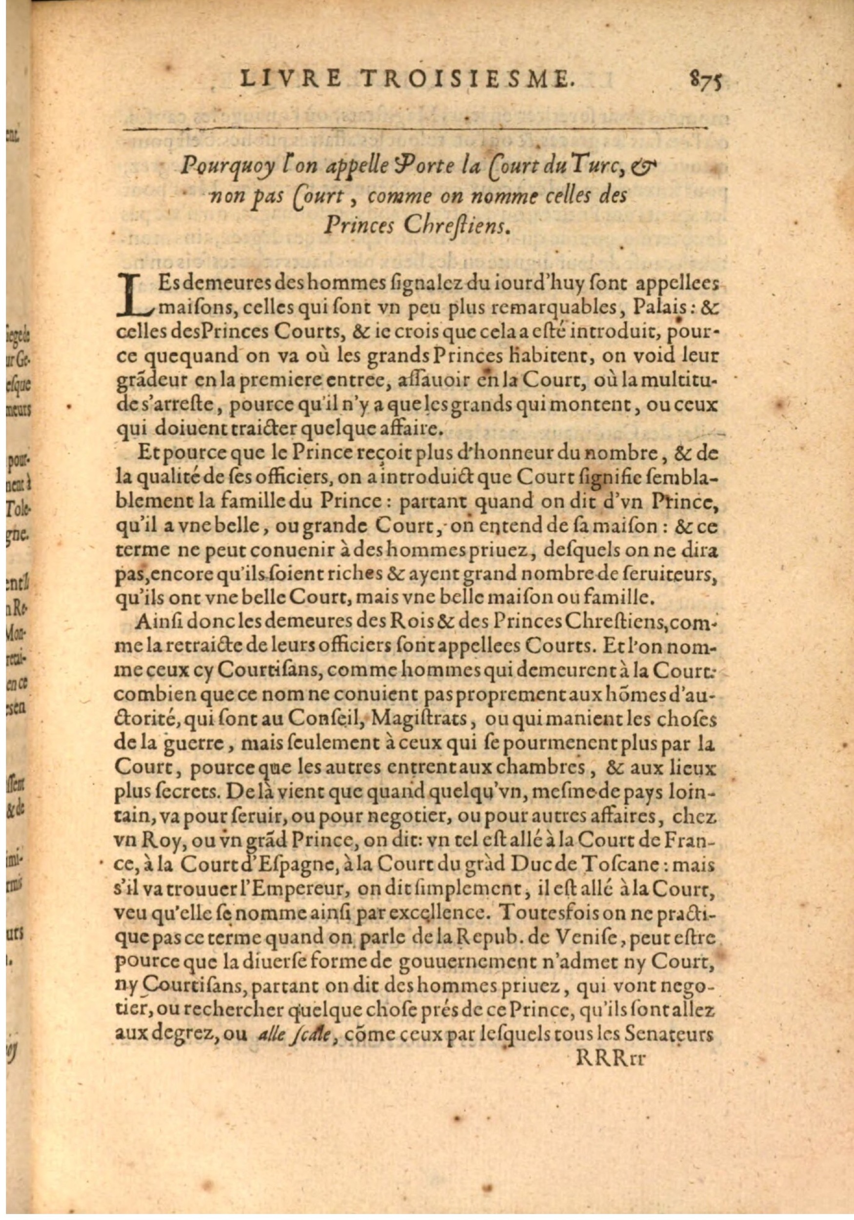 1608 - Nicolas Du Fossé - Trésor politique - BSB Munich