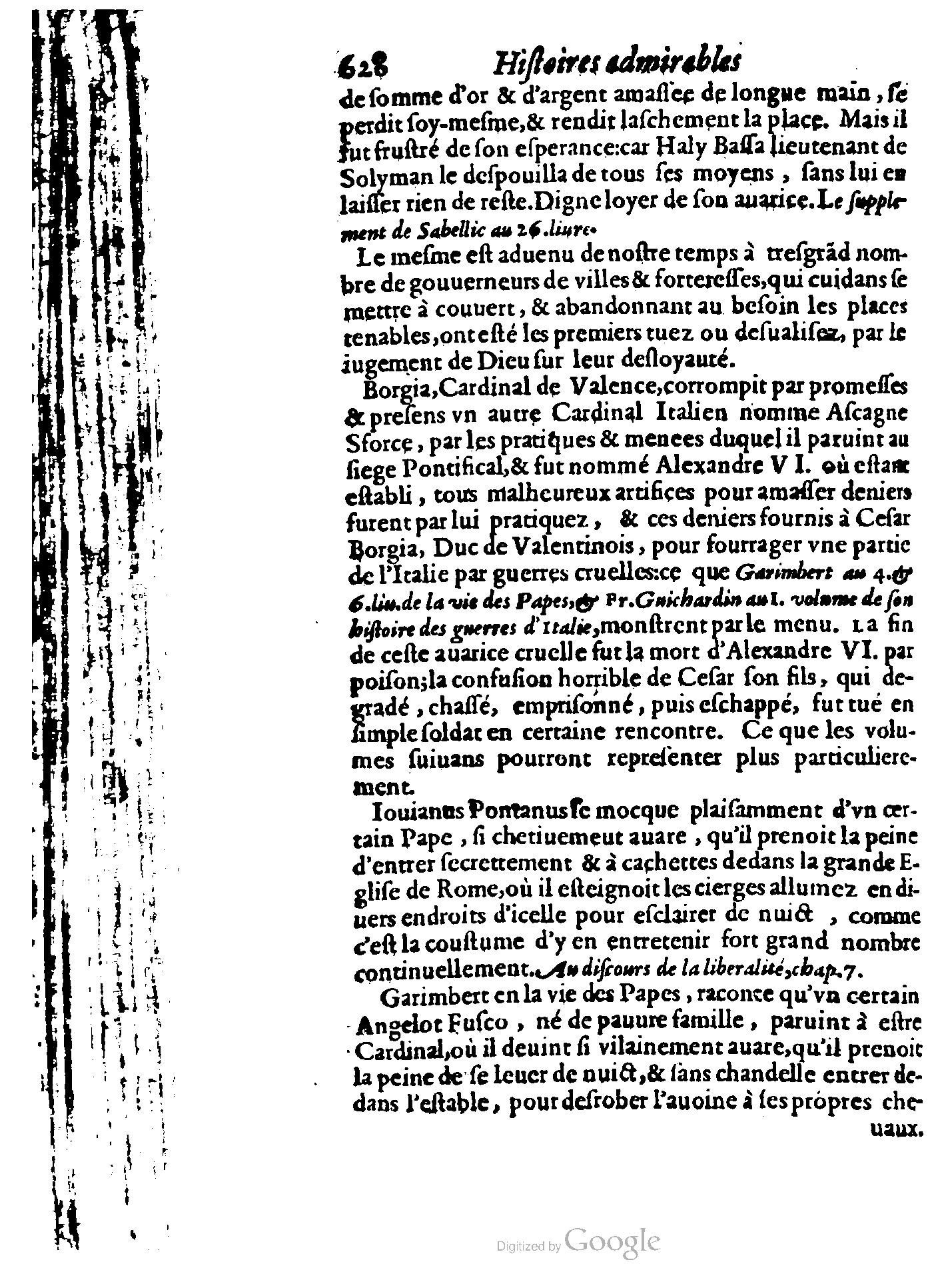 1620 - Samuel Crespin - Trésor d’histoires admirables et mémorables - BCU Lausanne 1620 - Samuel Crespin - Trésor d’histoires admirables et mémorables - BCU Lausanne