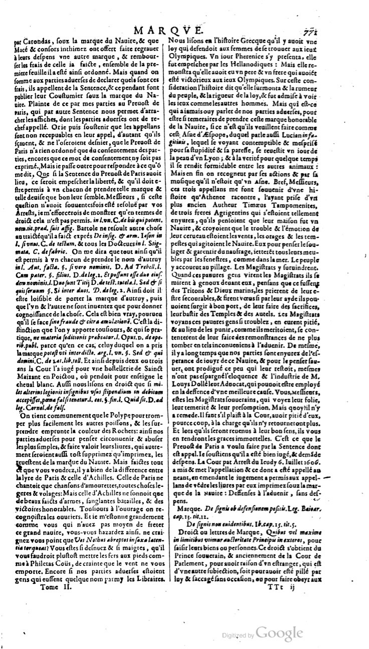 1629 - Veuve Nicolas Buon - Trésor du droit français (21754 T. 2) - BM Lyon 1629 - Veuve Nicolas Buon - Trésor du droit français (21754 T. 2) - BM Lyon