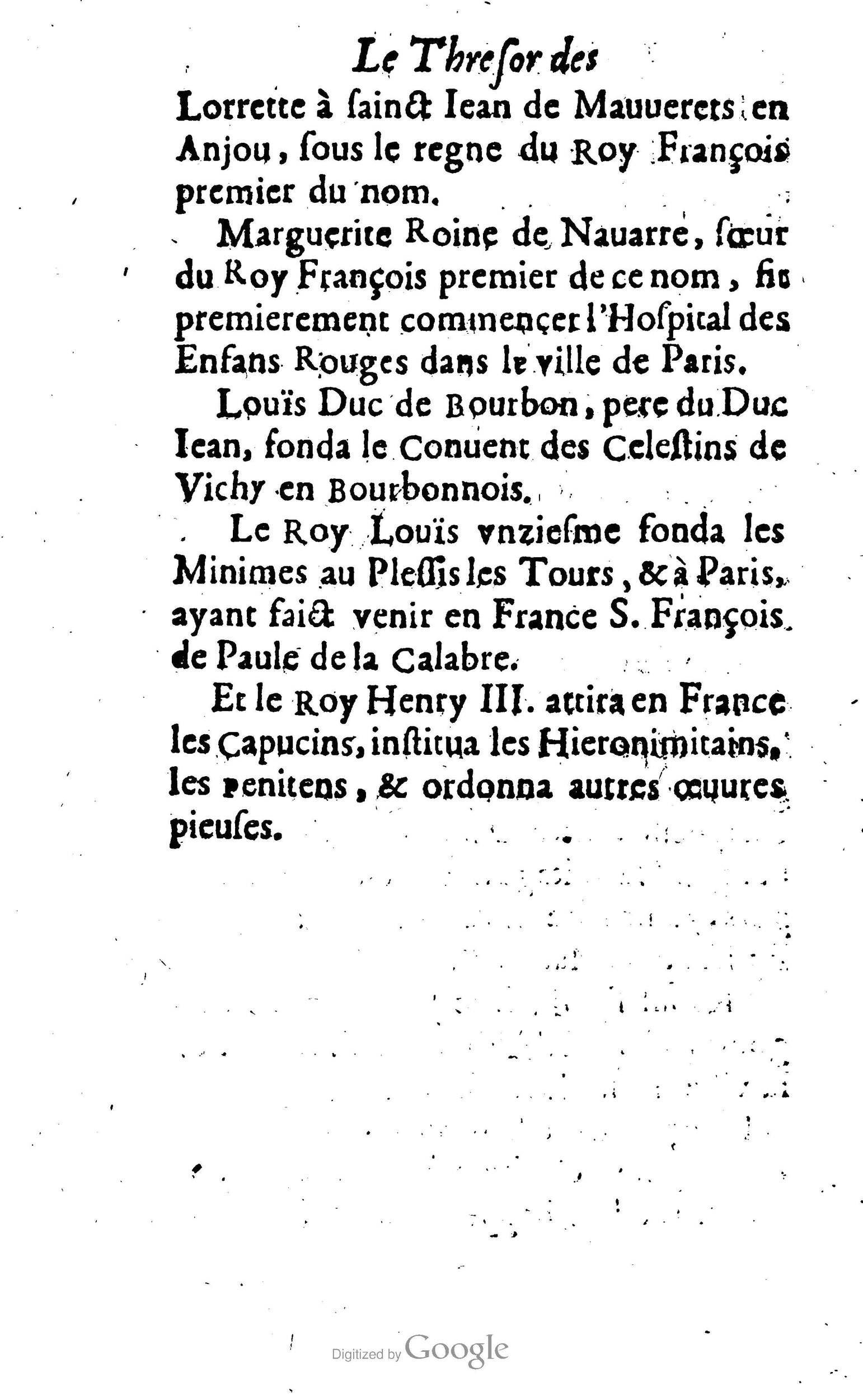 1638 - Jean Corrozet - Trésor des histoires de France - BM Lyon