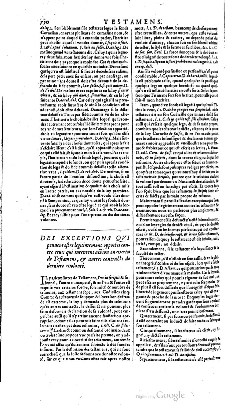 1629 - Veuve Nicolas Buon - Trésor du droit français (21754 T. 3) - BM Lyon