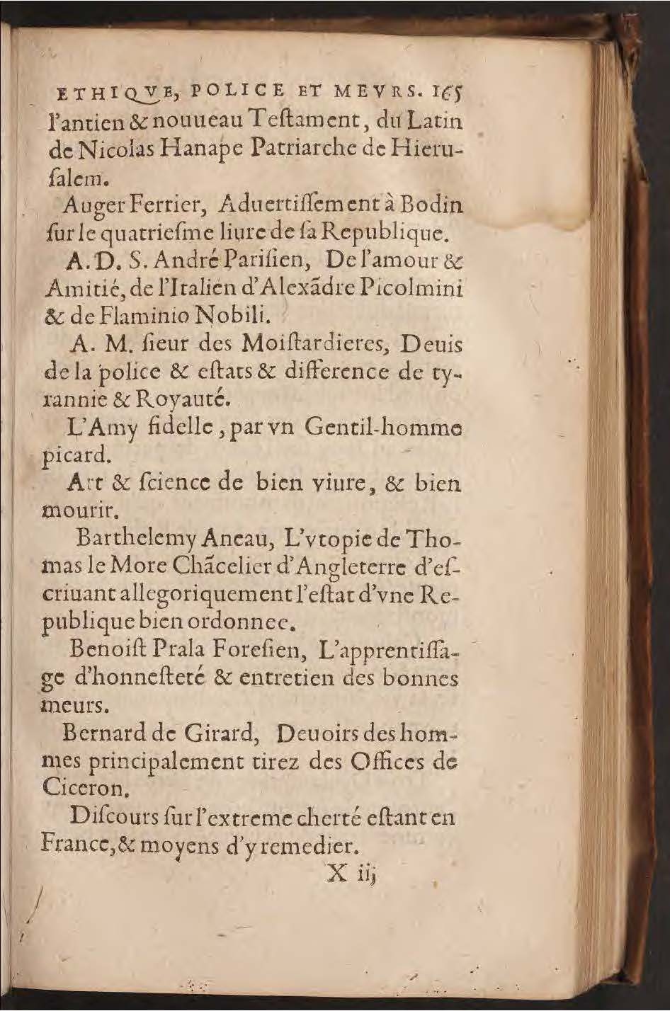 1602 - François Jacquin - Trésor des bons esprits français - BnF Arsenal