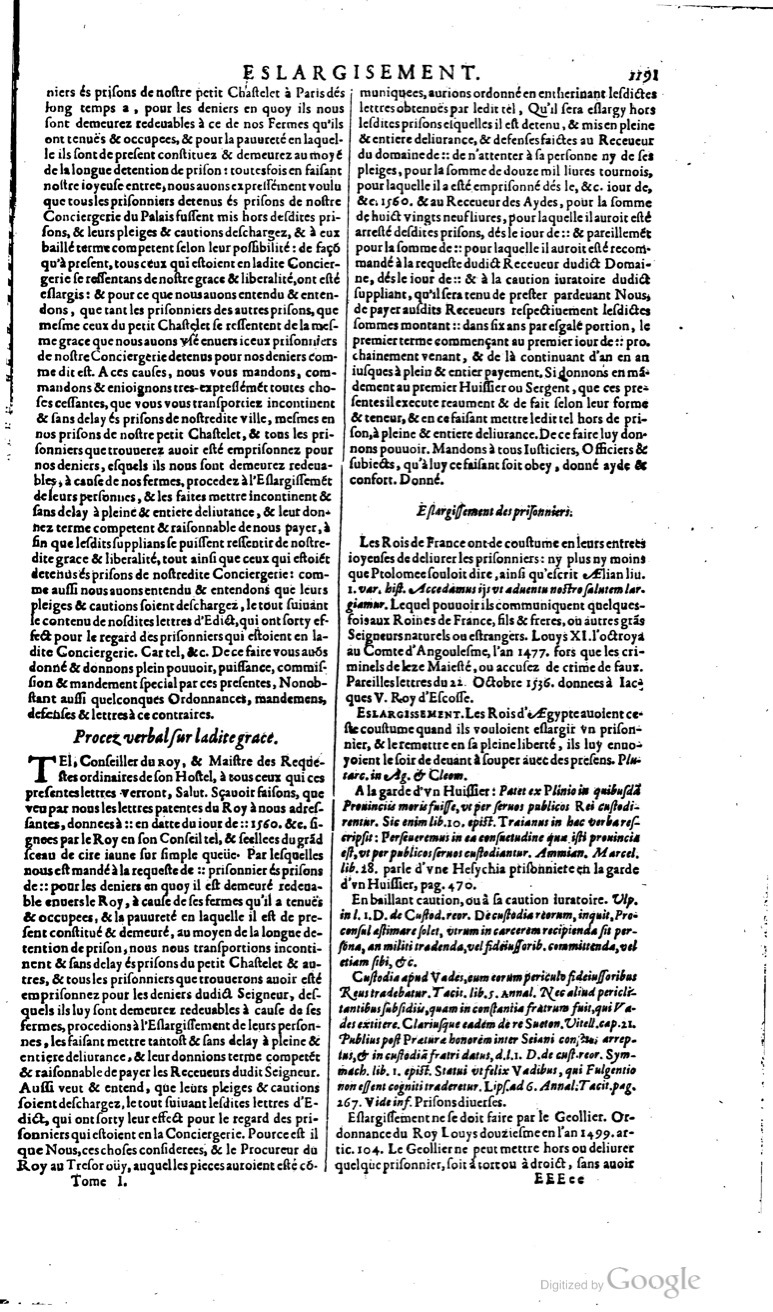 1629 - Veuve Nicolas Buon - Trésor du droit français (21754 T. 1) - BM Lyon