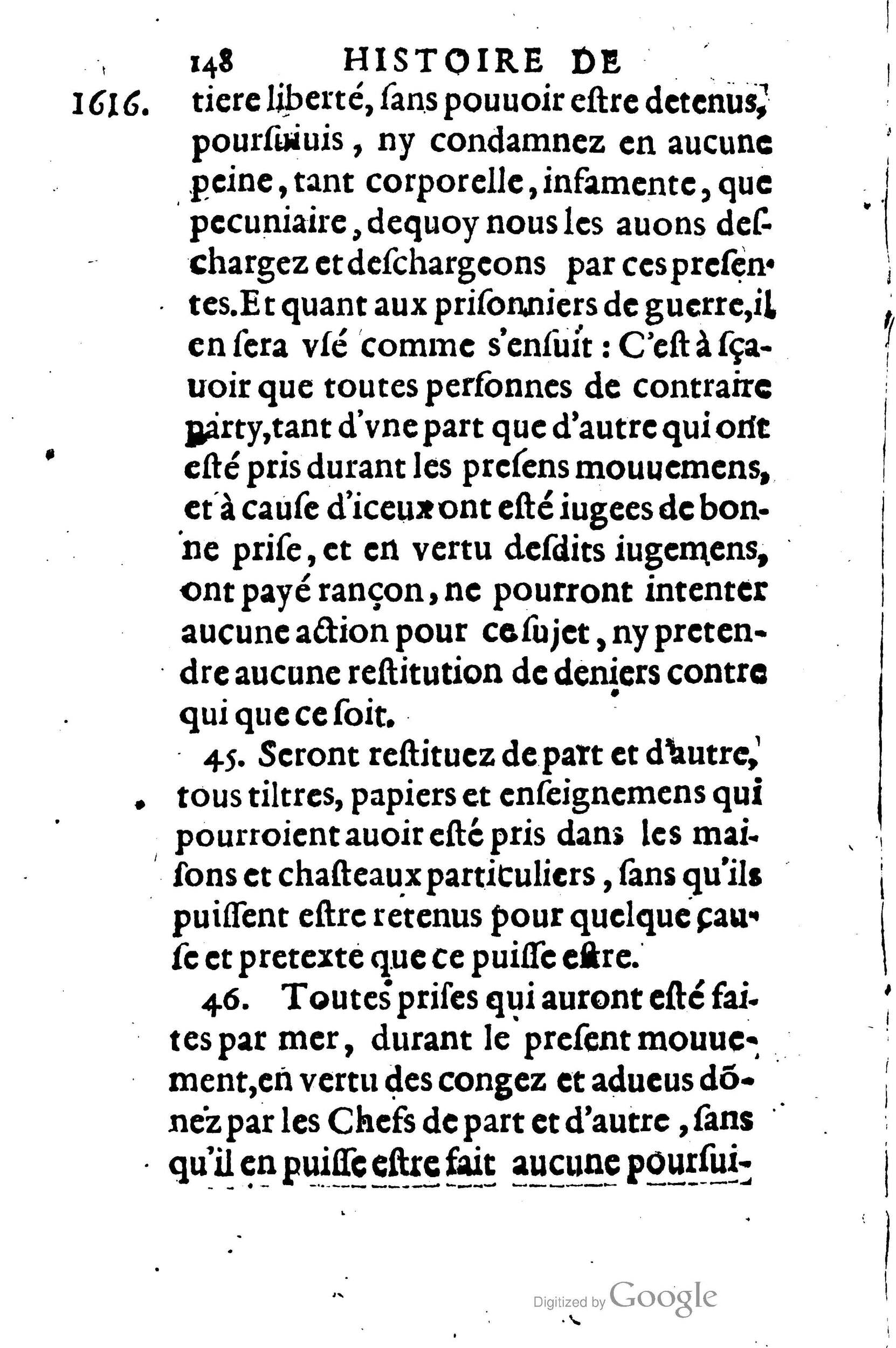 1623 - Joseph Bouillerot - Trésor de l’histoire générale de notre temps - BM Lyon