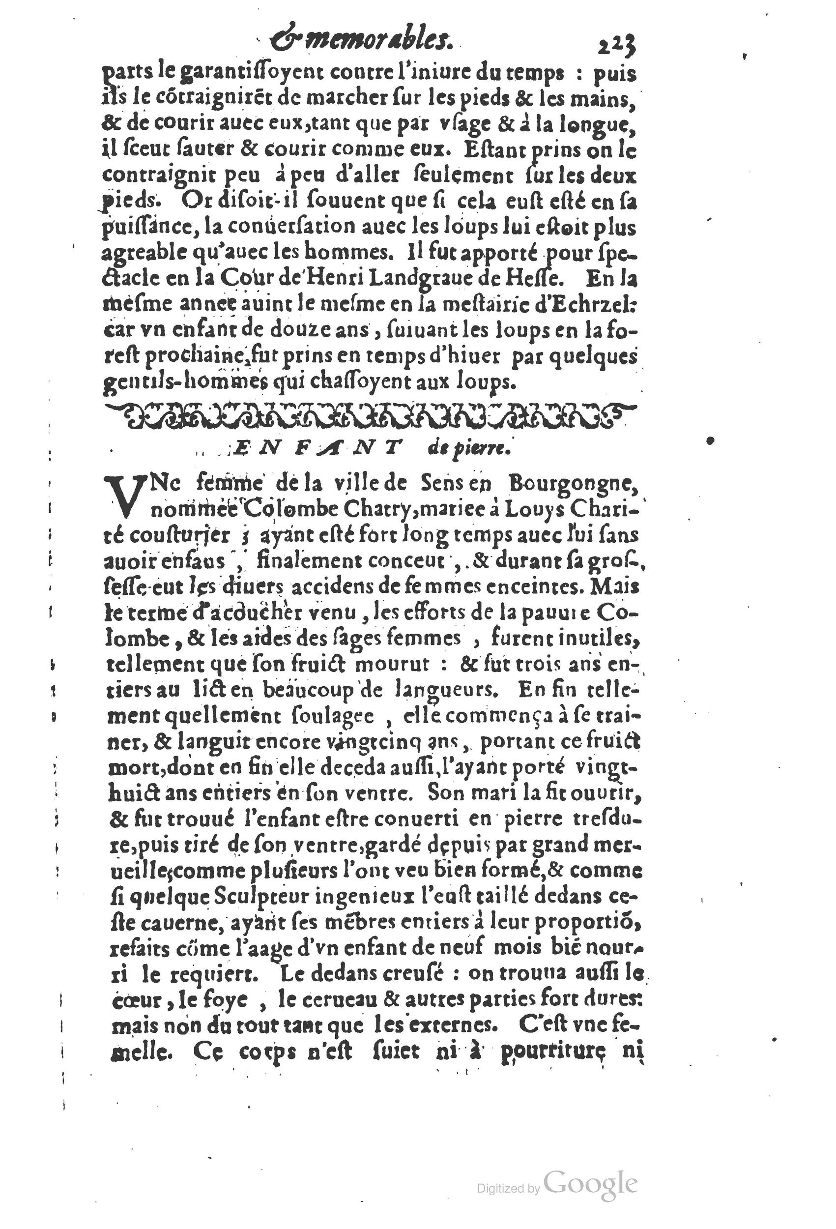 1610 - Paul Marceau - Trésor d’histoires admirables et mémorables - Princeton