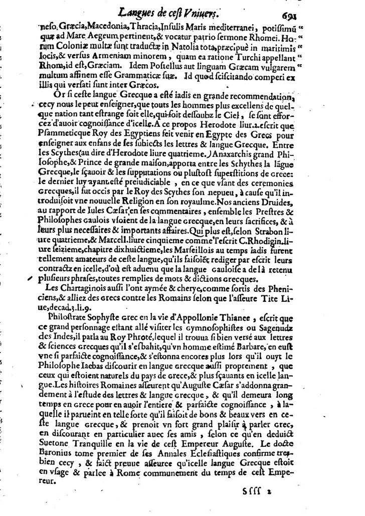1613 - Matthieu Berjon - Trésor de l’histoire des langues de cet univers - BM Lyon