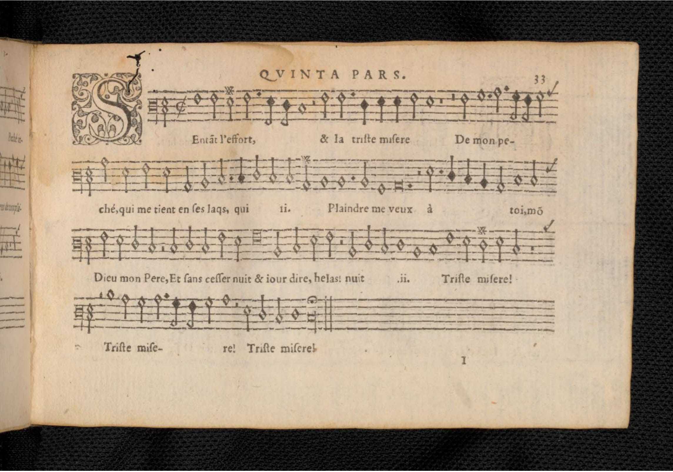 1576 - [Pierre de Saint-André] - Trésor de musique d’Orlande de Lassus Quinta et Sexta pars - KBR Bruxelles