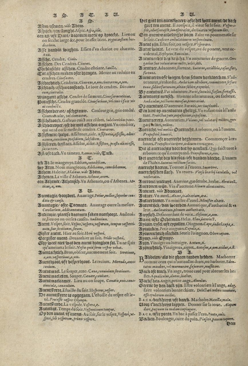 1573 - Christophe Plantin - Trésor du langage bas-allemand - Greifswald 1573 - Christophe Plantin - Trésor du langage bas-allemand - Greifswald